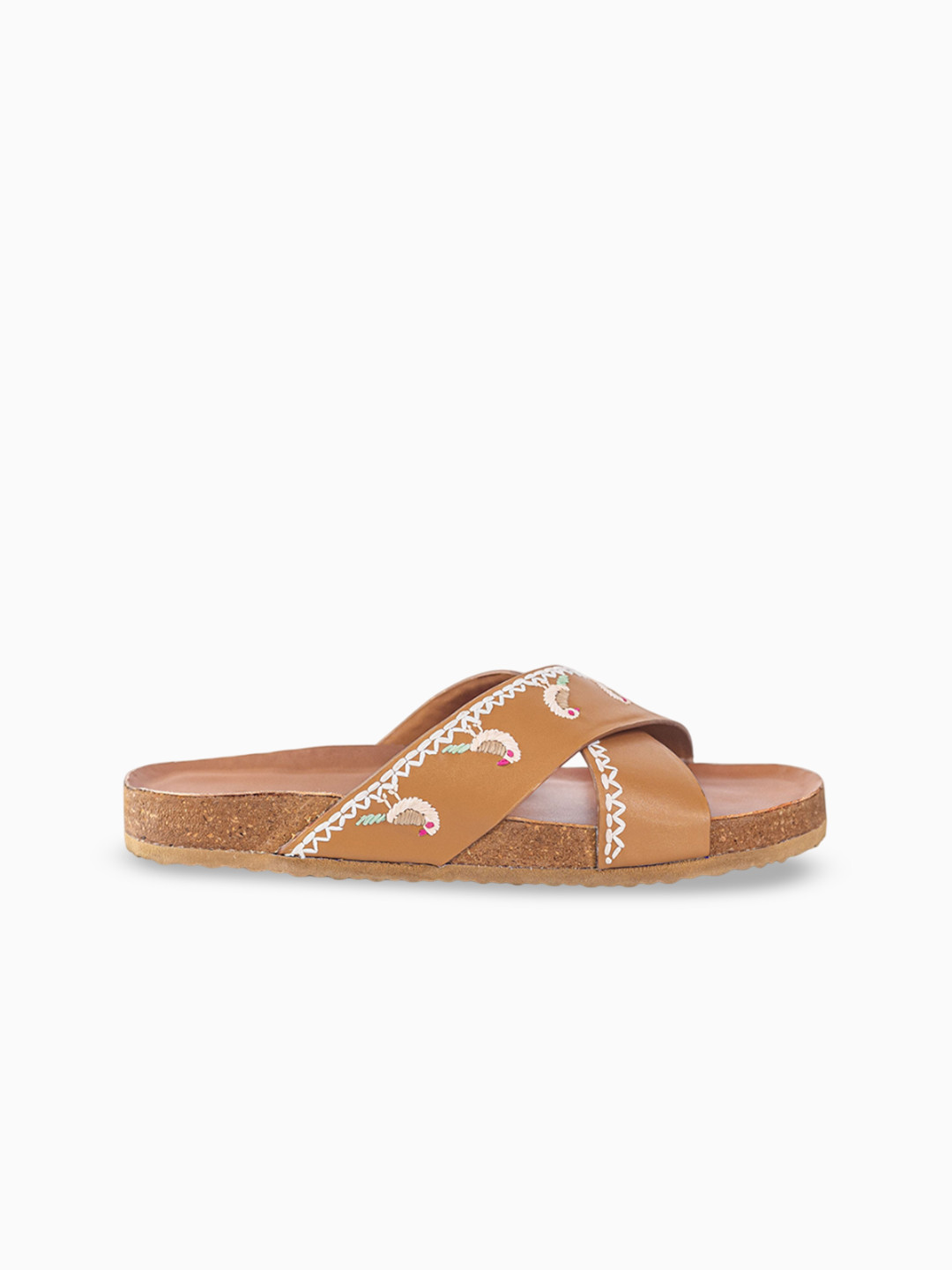 BIRDHOUSE Women Birdhouse 5 Tota Slides Tan Neutral Everyday Flats