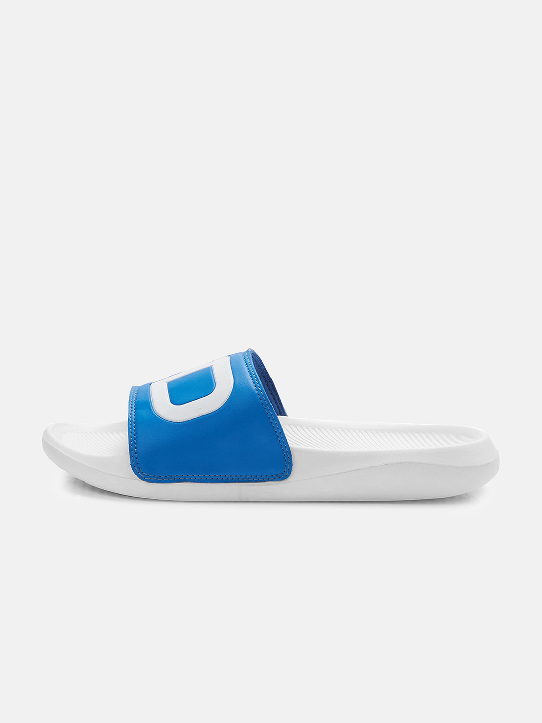 BOLDFIT Men Footwear Basic Slidz Slider Blue