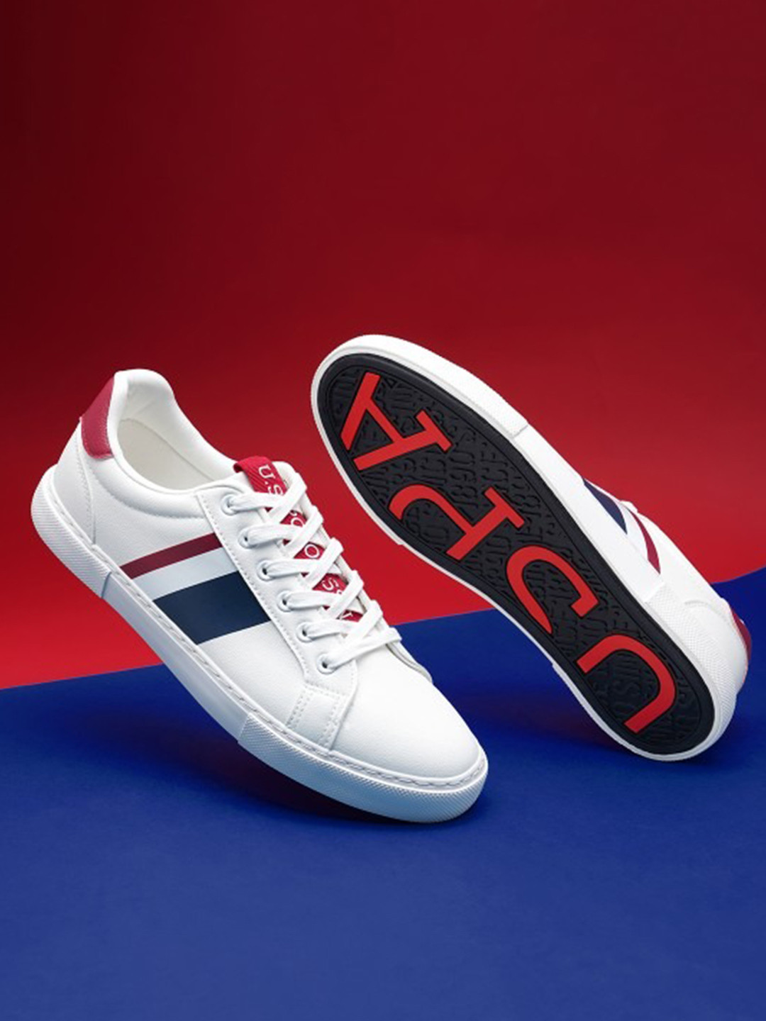 U.S. Polo Assn. SANTOS 4.0 Men Colourblocked Sneakers