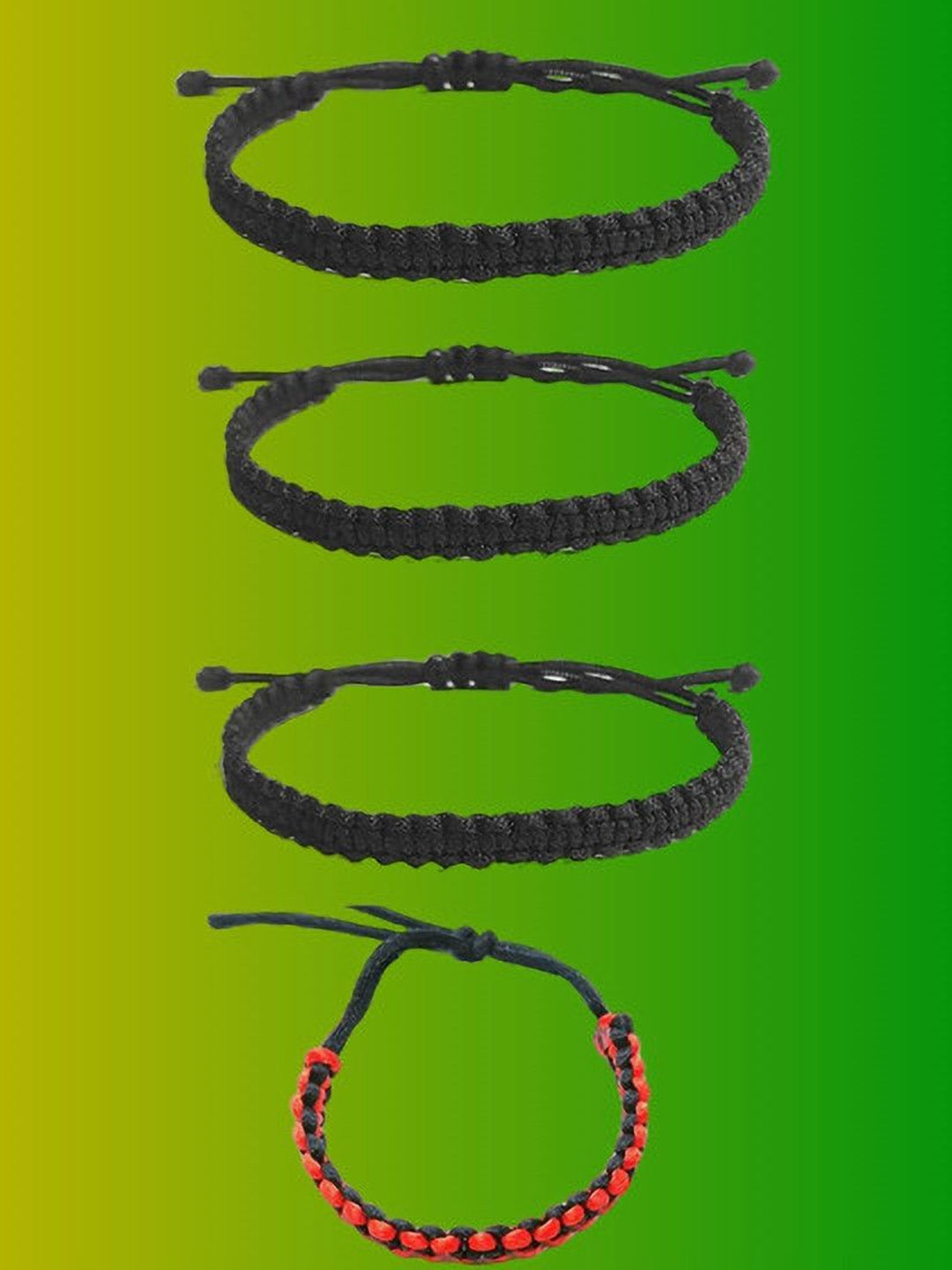 Dynamic Retail Global Men Set Of 5 Wraparound Bracelets