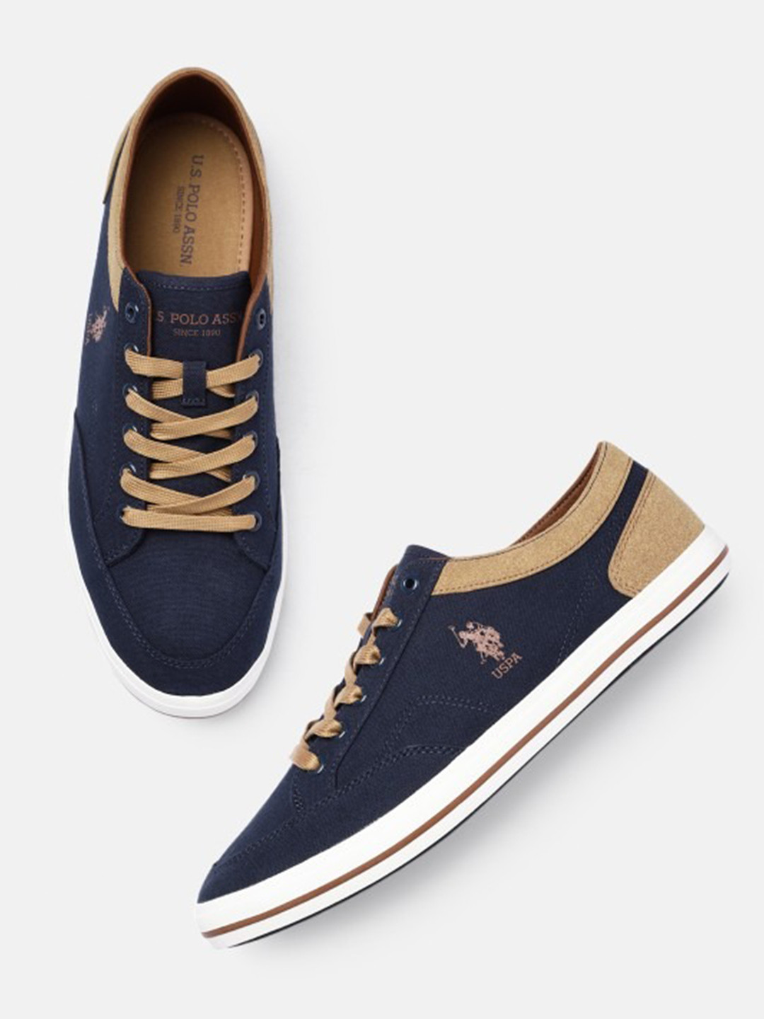 U.S. Polo Assn. MONTON 8.0 Men Colourblocked Lace-Up Sneakers