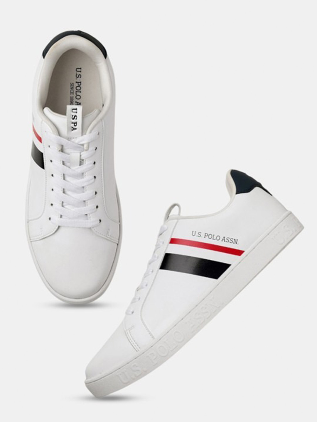 U.S. Polo Assn. FERRO Men Colourblocked Lace-Up Sneakers