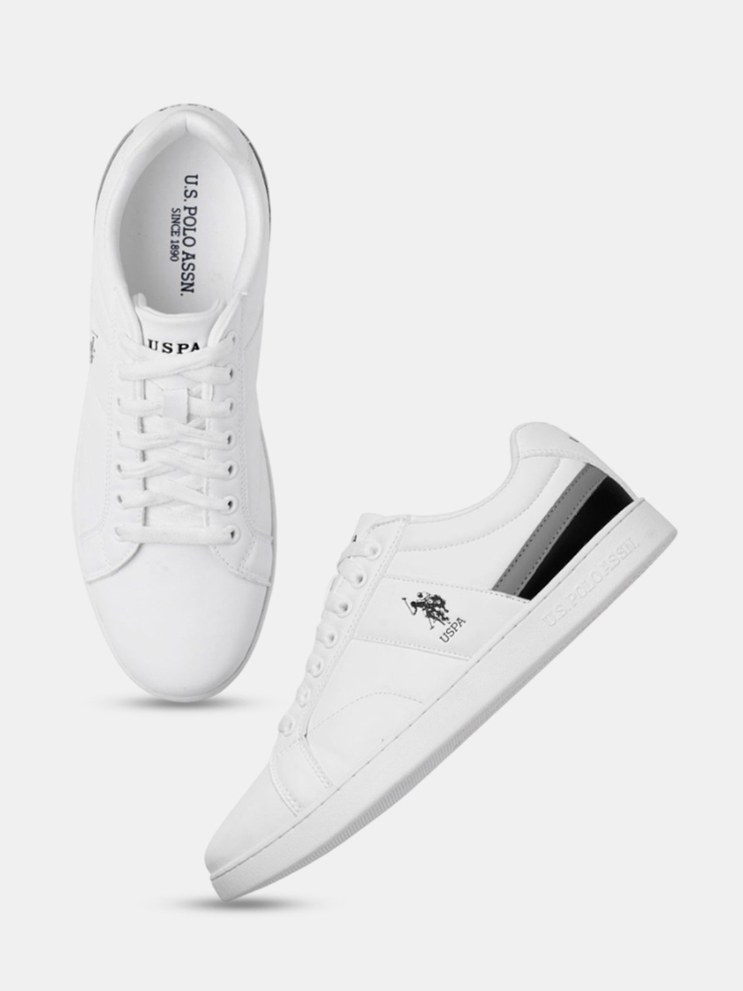 U.S. Polo Assn. VINCE Men Round Toe Lace-Ups Sneakers