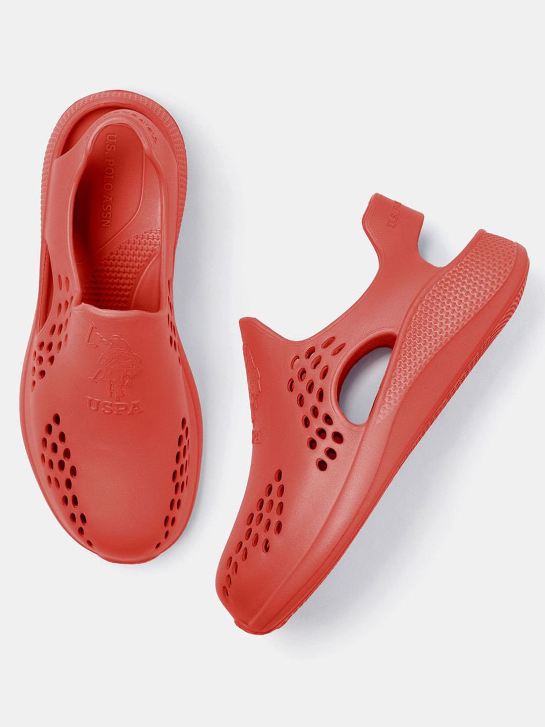 U.S. Polo Assn. Men Solid Clogs Flip Flops