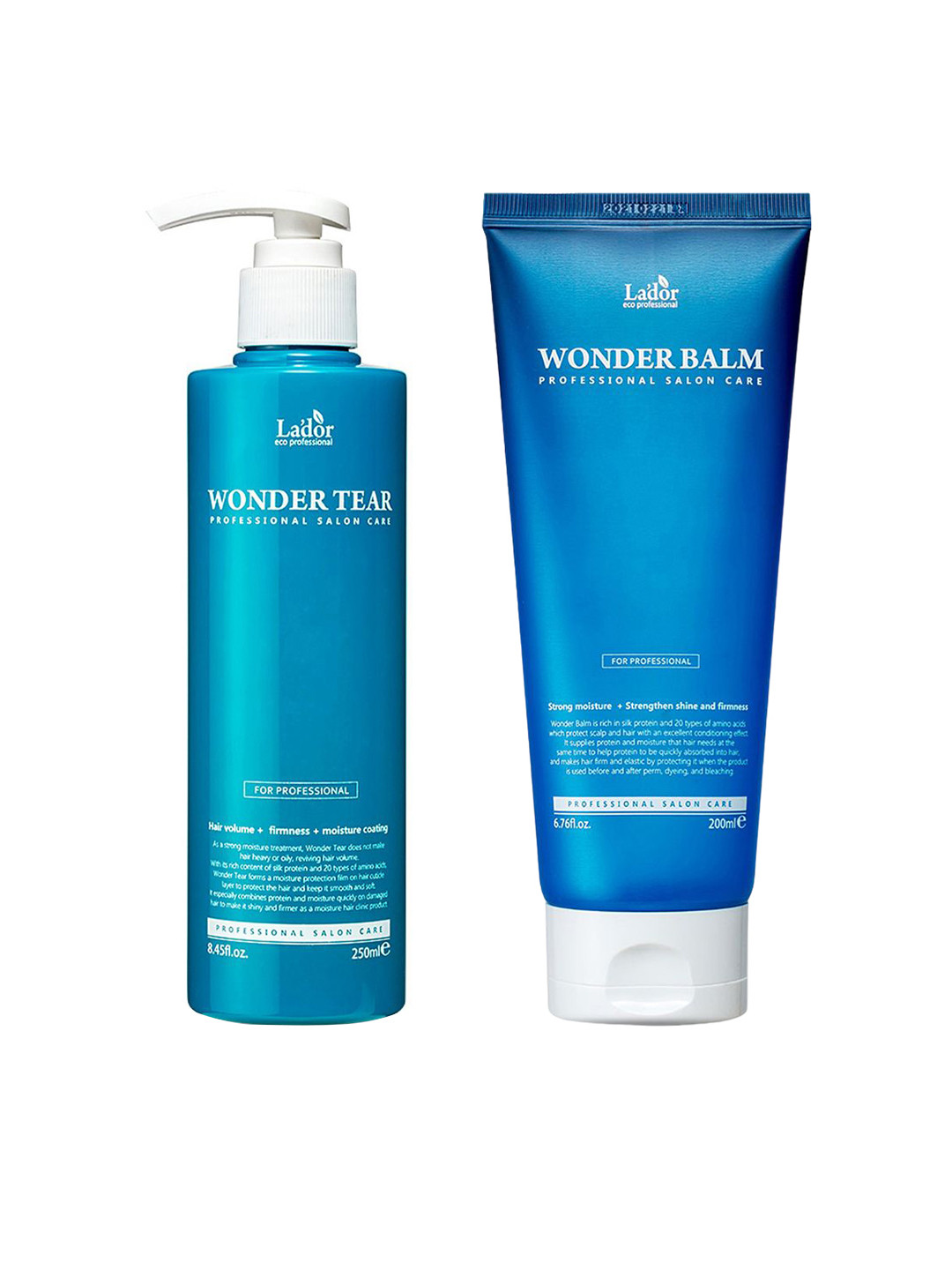 Lador Set of 2 Hair Conditioners - Wonder Tear 250ml & Wonder Balm 200ml
