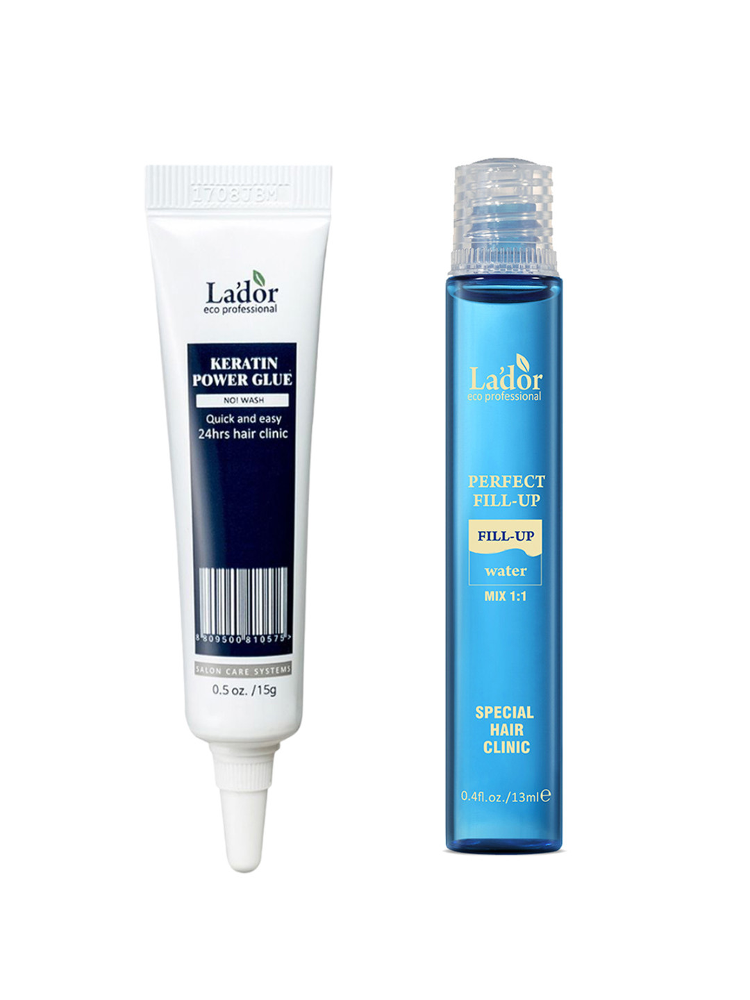 Lador Set of Perfect Hair Fill-Up 13ml & Keratin Power Glue Hair Ampoule 15g