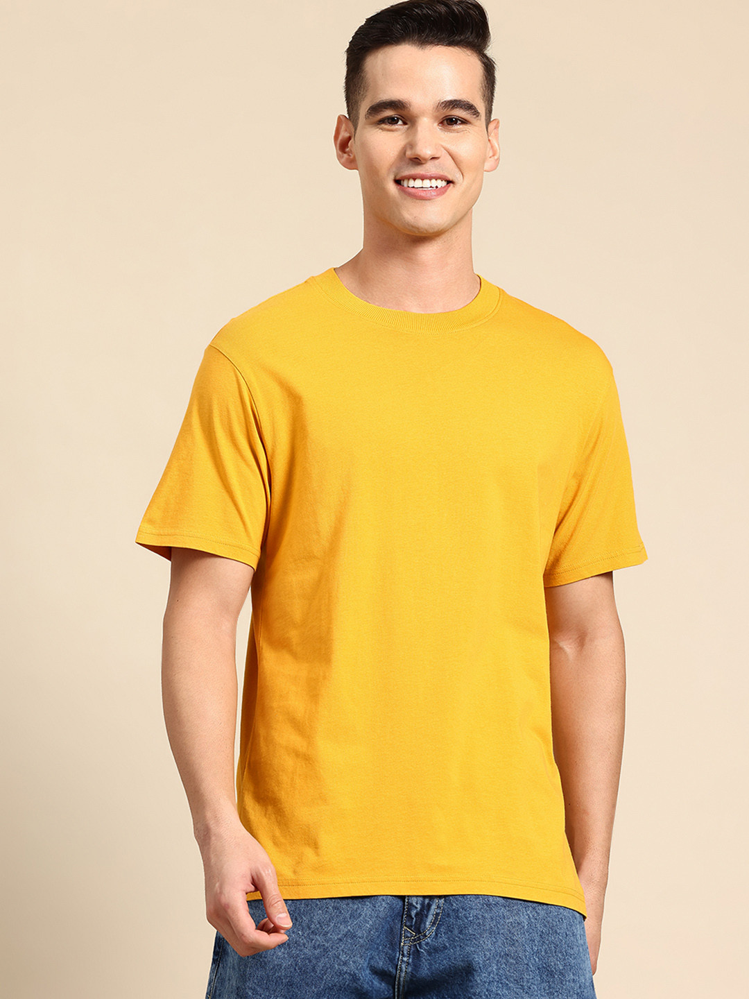 United Colors of Benetton Drop-Sleeves Pure Cotton Relaxed Fit T-shirt