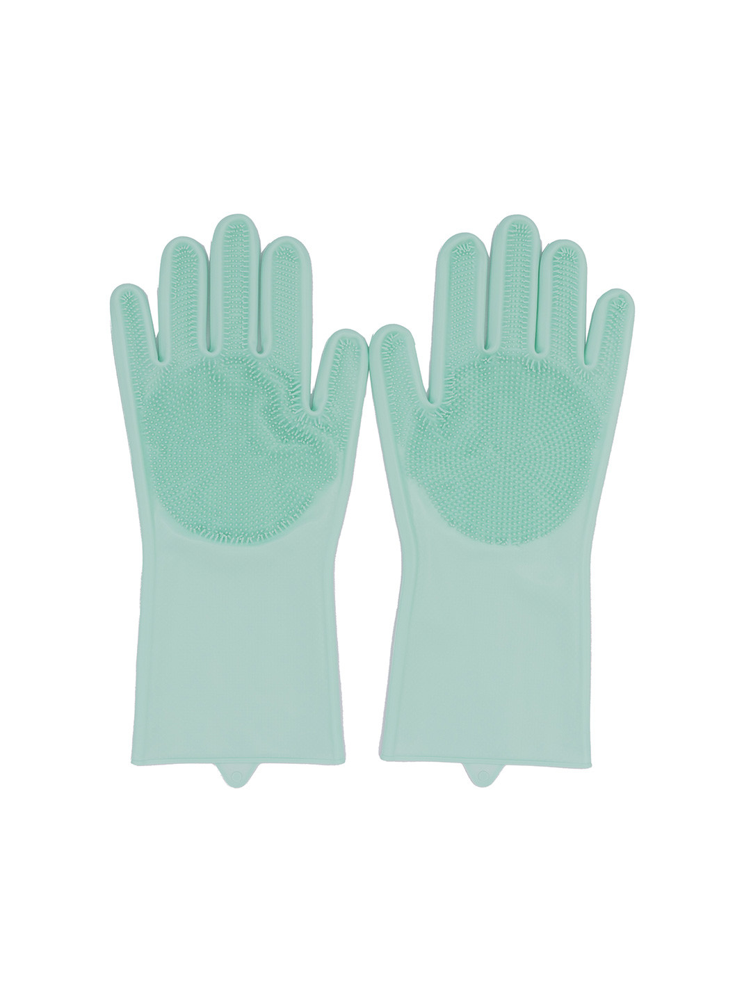 NATURALLY YOURS 2-Piece Green Kitchen Dish Washing Gloves