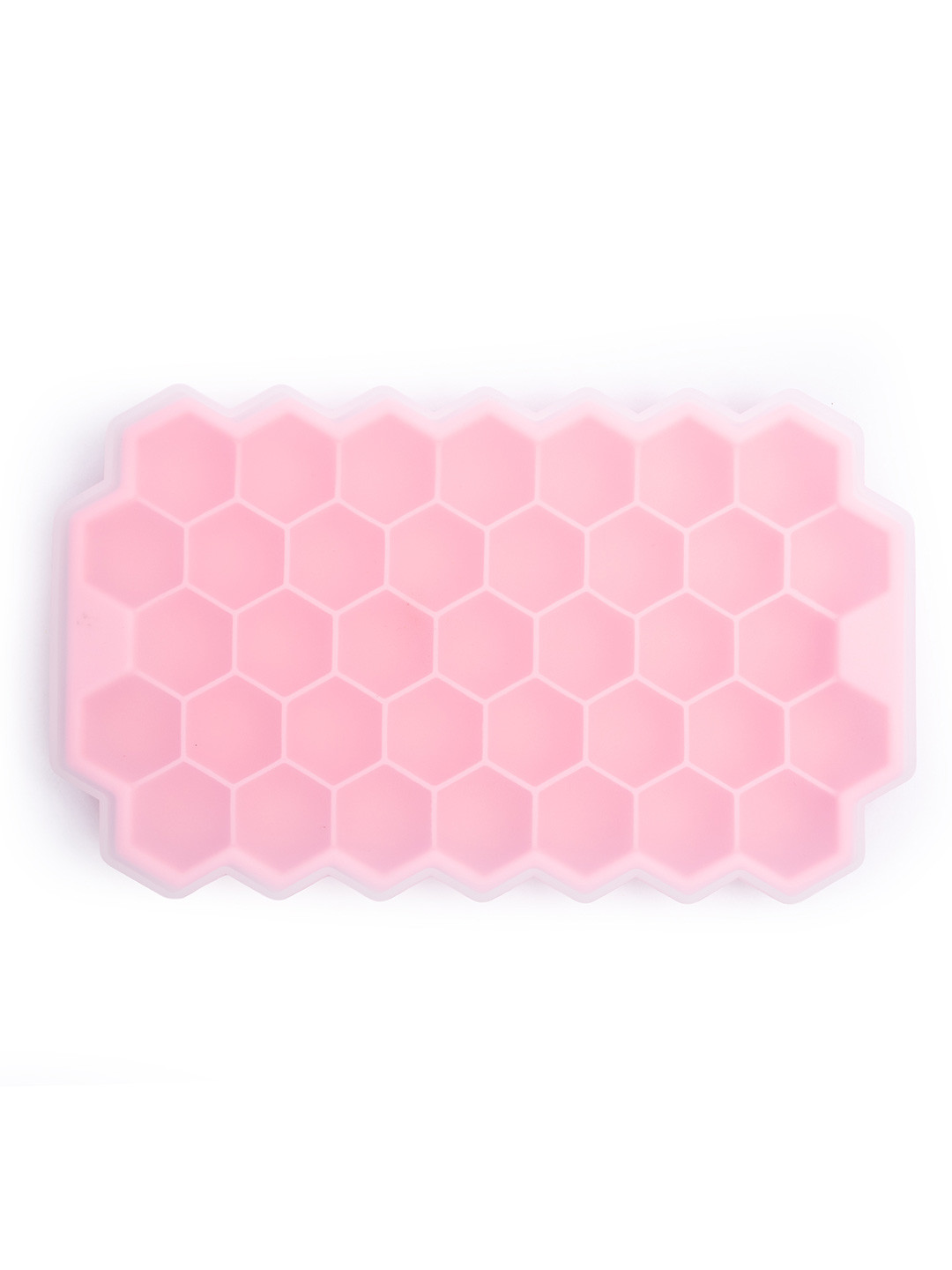 NATURALLY YOURS Pink 37 Cavity Honeycomb Silicone Ice Moulds