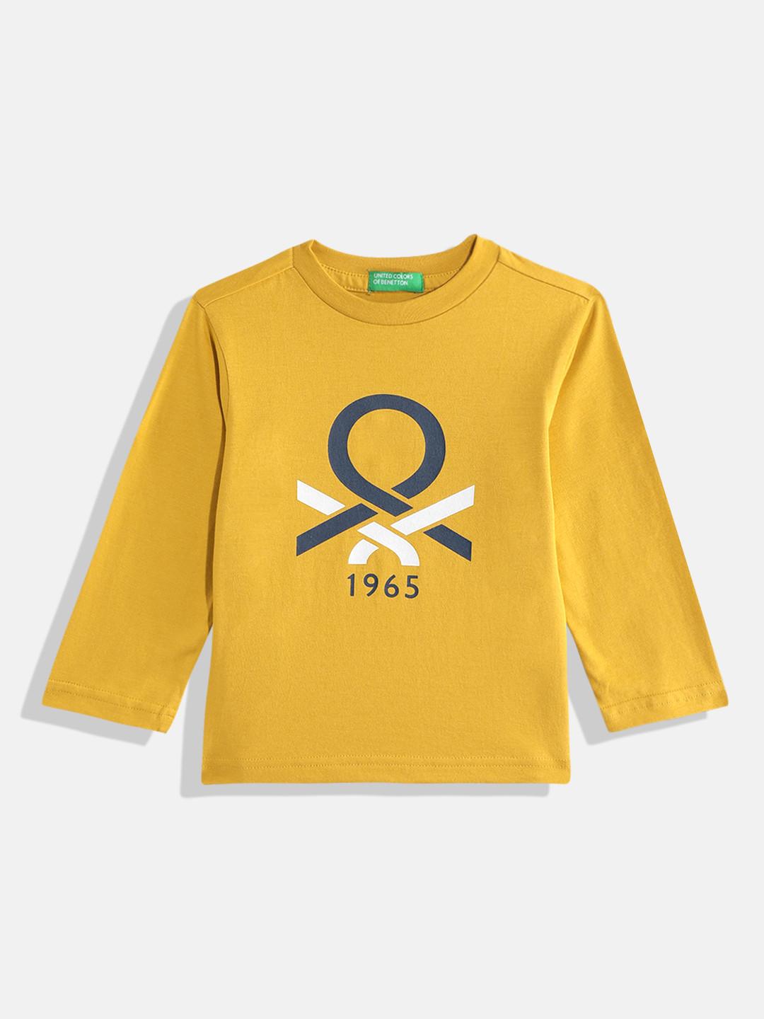United Colors of Benetton Boys Print Pure Cotton T-shirt