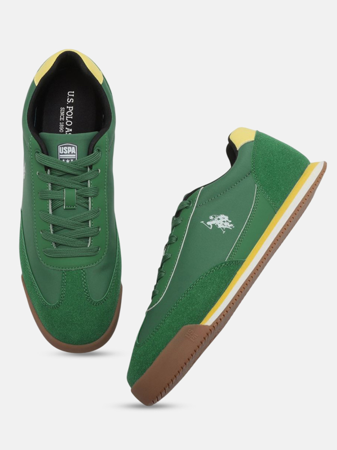 U.S. Polo Assn. TREVIRI Men Colourblocked Round Toe Sneakers