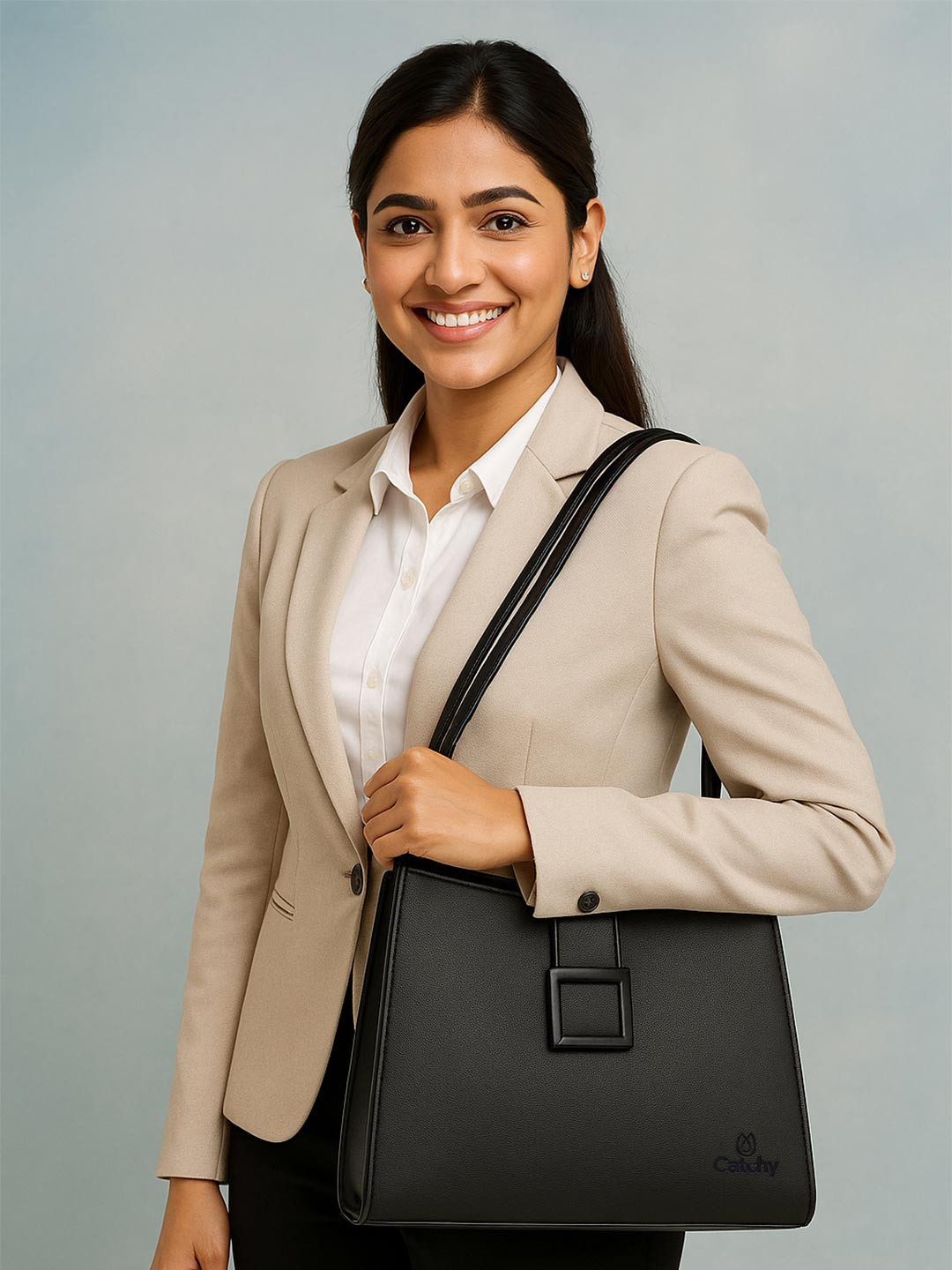 CATCHY Structured Handheld Bag
