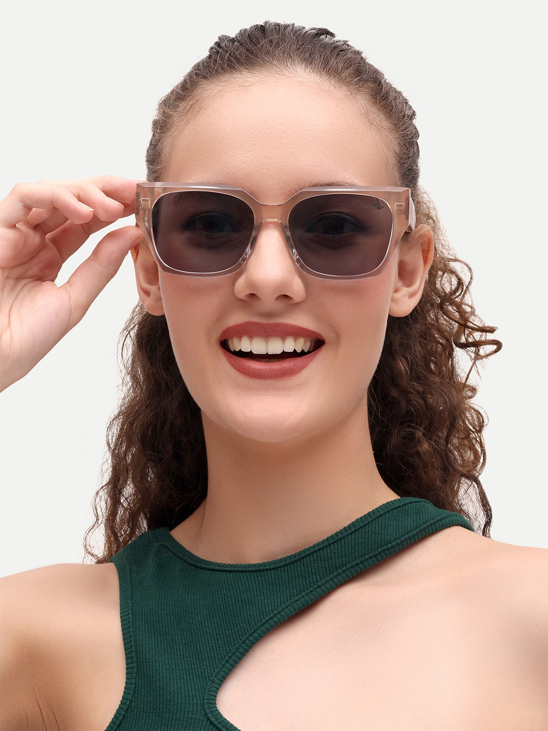 HAMILTANO WINSTON Women Grey Wayfarer Full Rim Sunglasses with UV Protected Lens