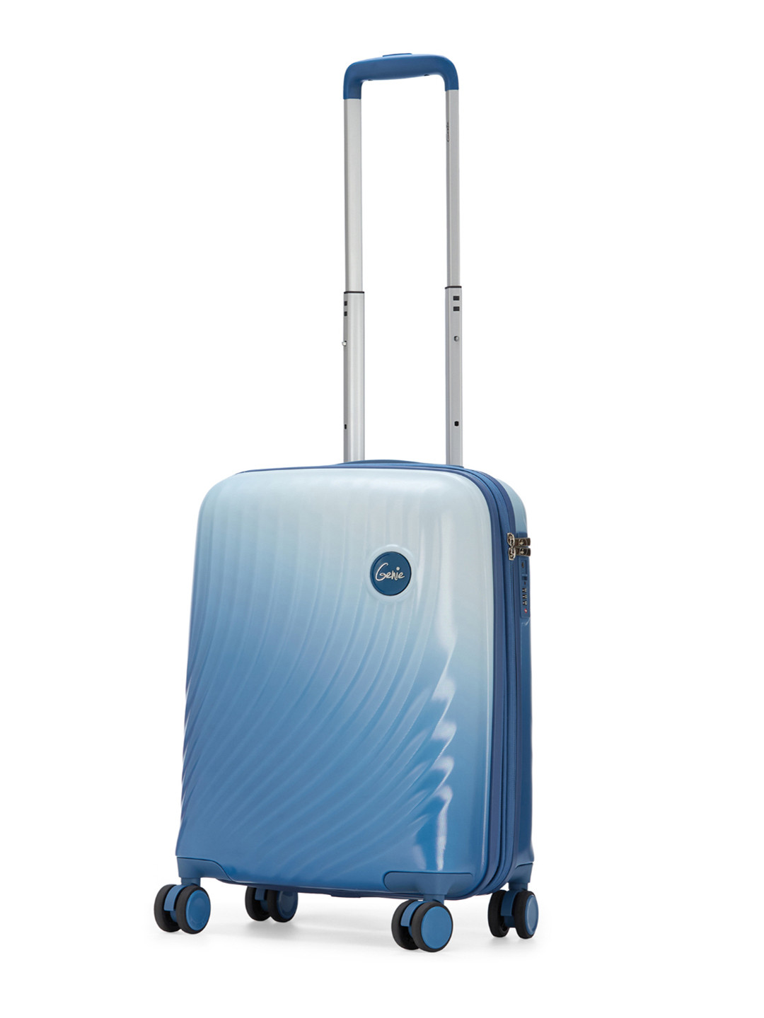 Genie Women Scarlett Ombre TSA Lock Shoe Pouch Toiletry Pocket Cabin Trolley Bag