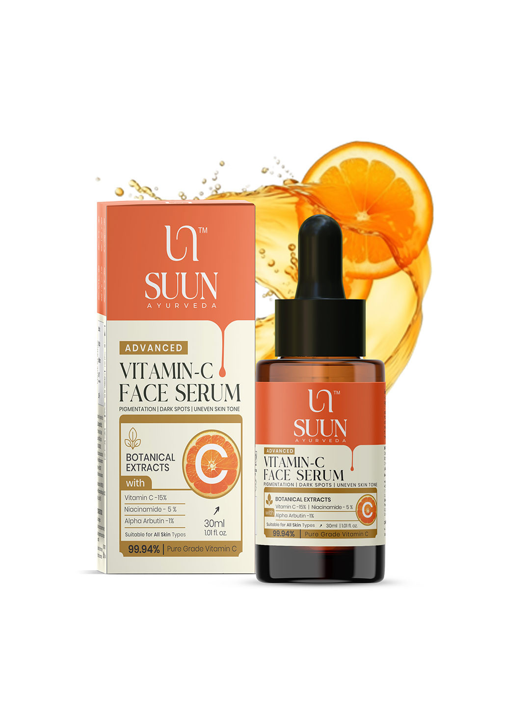 SUUN AYURVEDA Advanced Vitamin C Face Serum - 30 ml