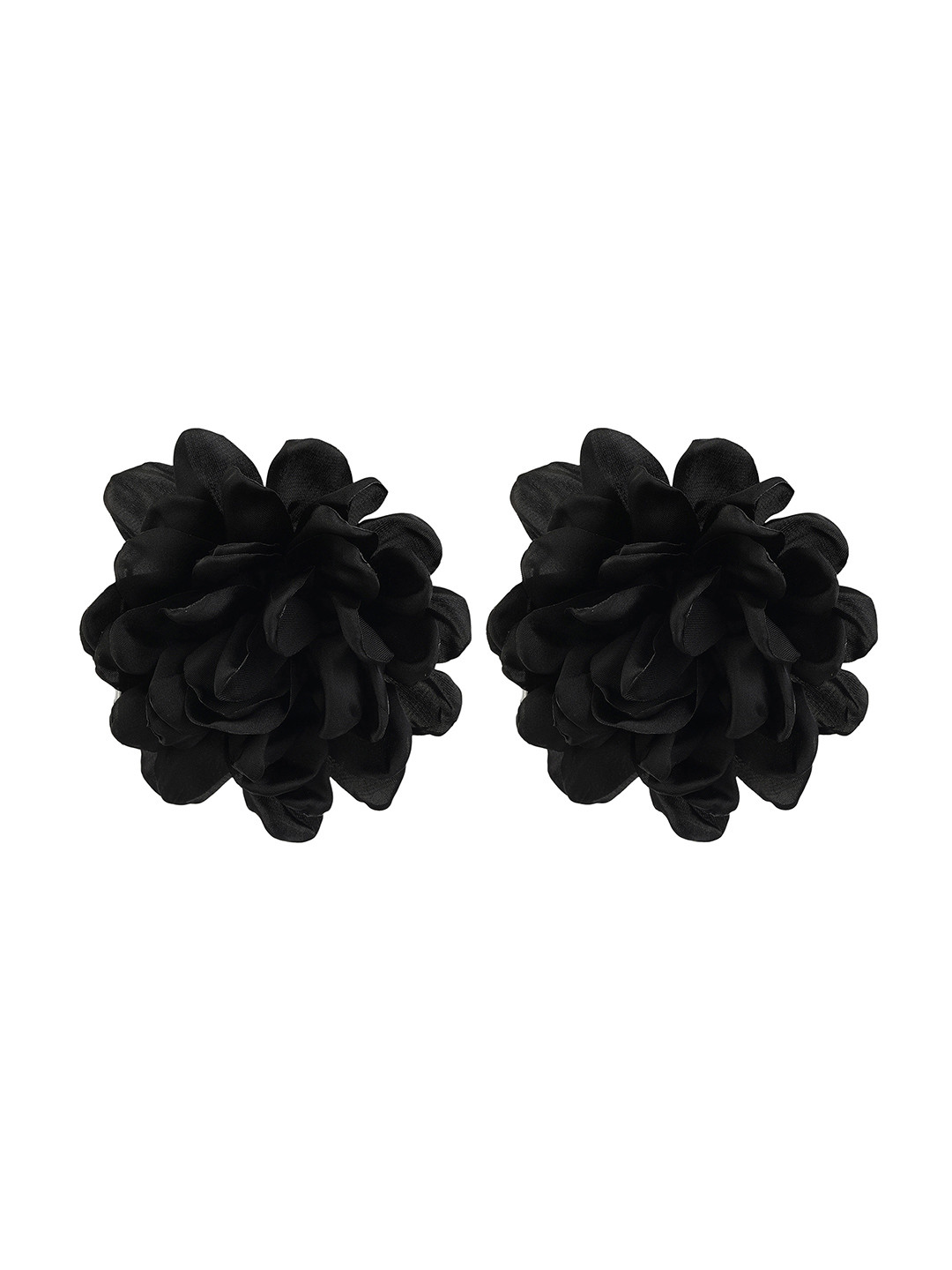 MINJI AND CO. Gold Plated Floral Shaped Drop Earrings