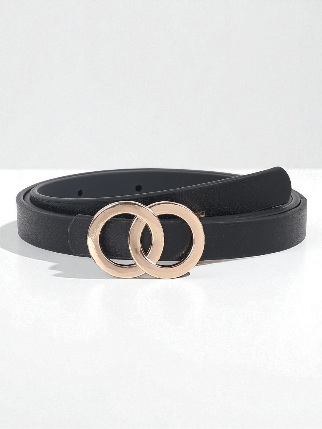 CRUSSET Women Slim Belt With A Push Pin Closure