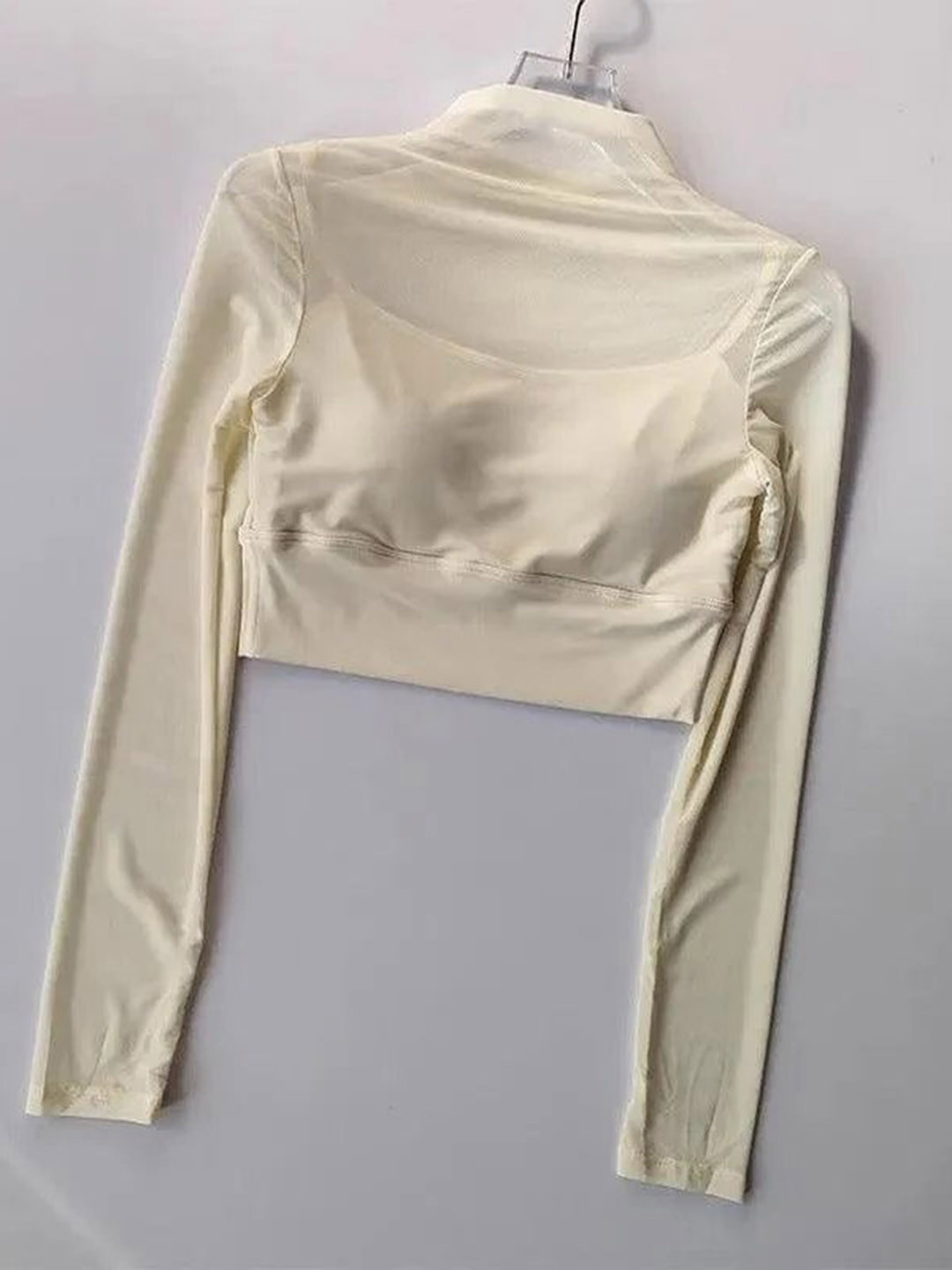 Miss Mosa By Akanksha  Beige Terra Seamless Top with Inbuilt Bra