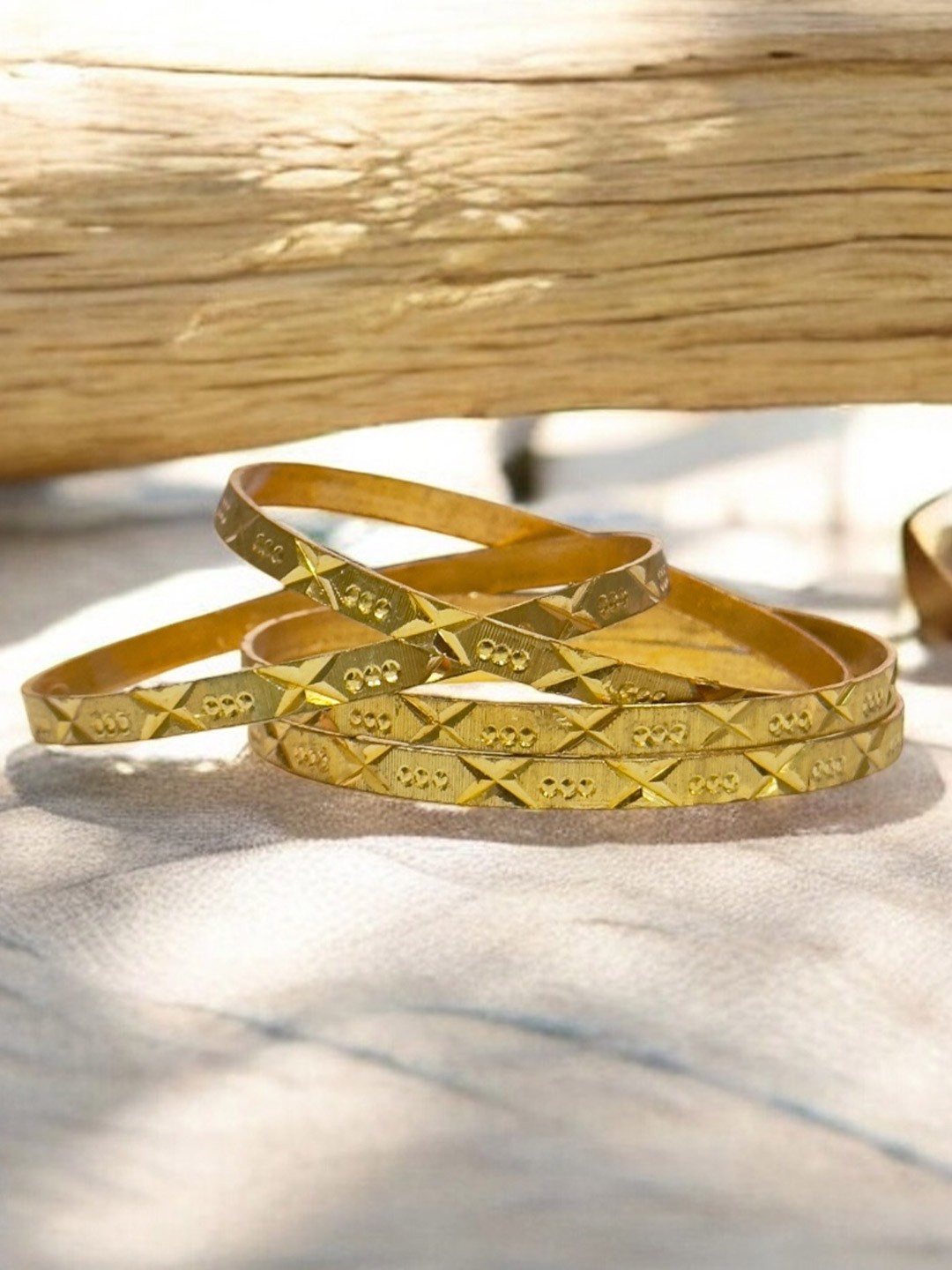 PRIYA KANGAN Gold Brass Bangle