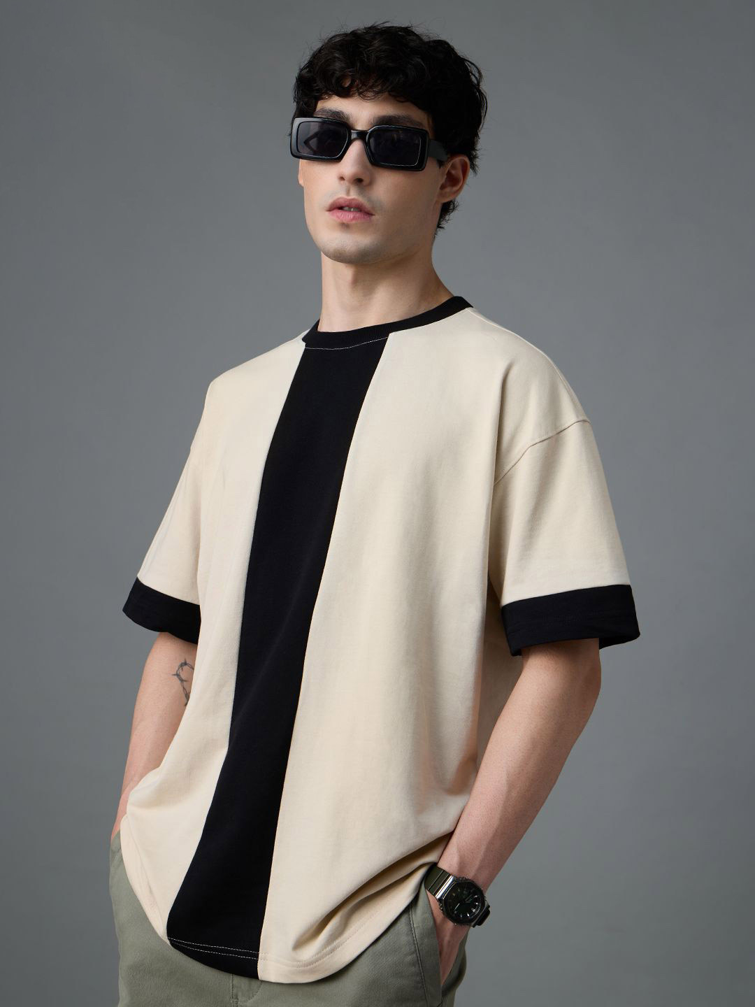 The Souled Store Official Men Ben 10: Omnitrix Multicolor Oversized Fit T-Shirts