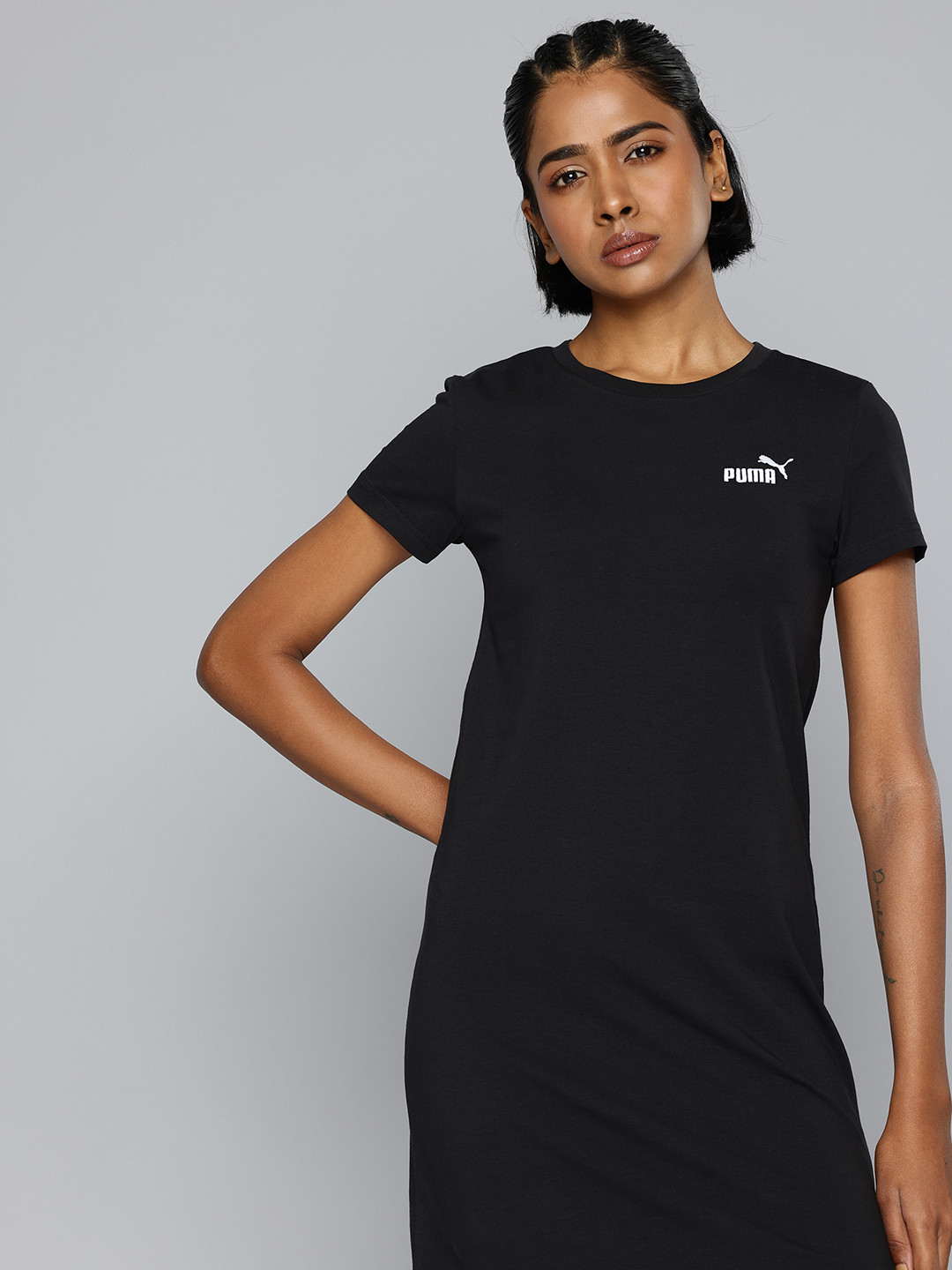 Puma Small No. 1 Logo Slim Fit T-shirt Dress