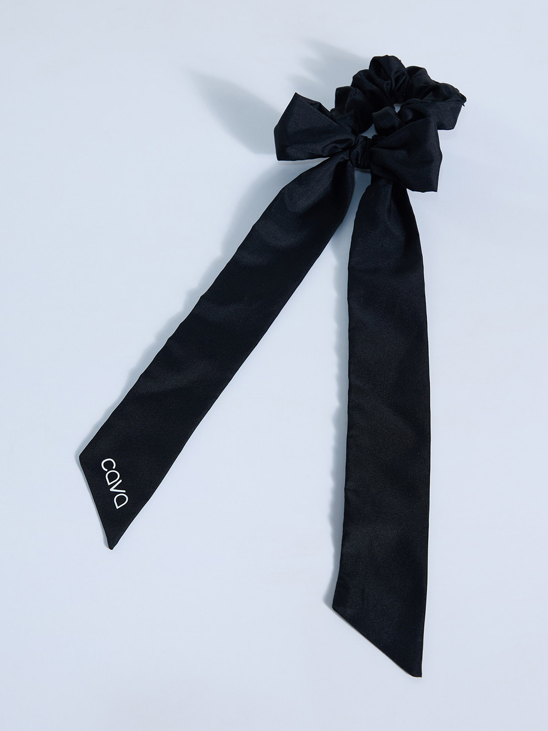 CAVA Women Black Cava Bow Scrunchie