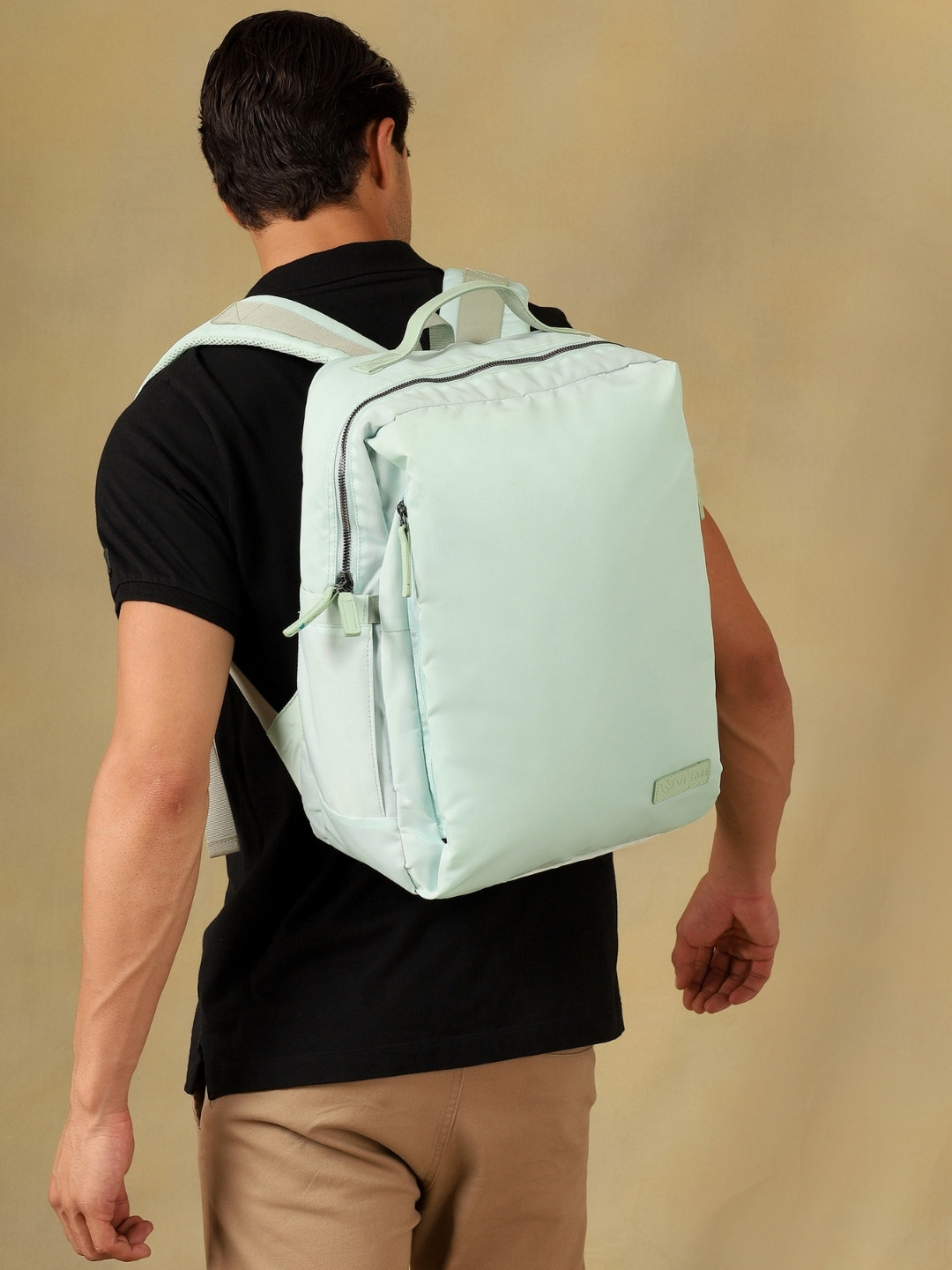 VISMIINTREND Unisex Brand Logo Backpack