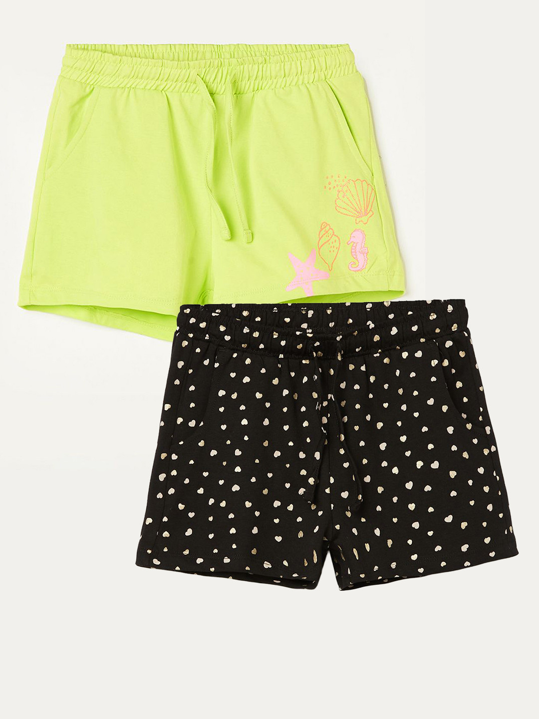Fame Forever by Lifestyle Girls Pack of 2 Printed Shorts