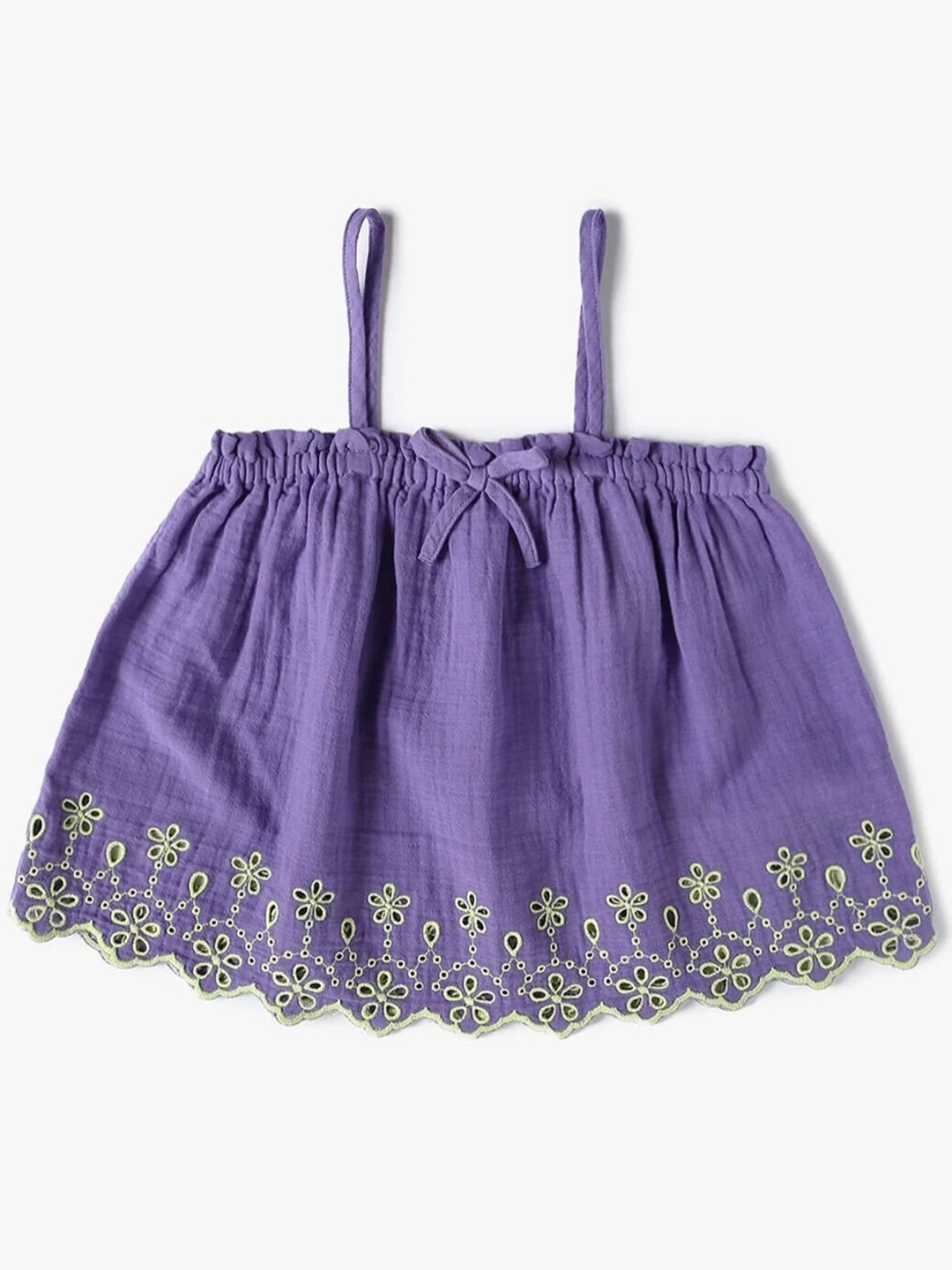 GAP Girls Cut-Work Pattern Pure Cotton Top