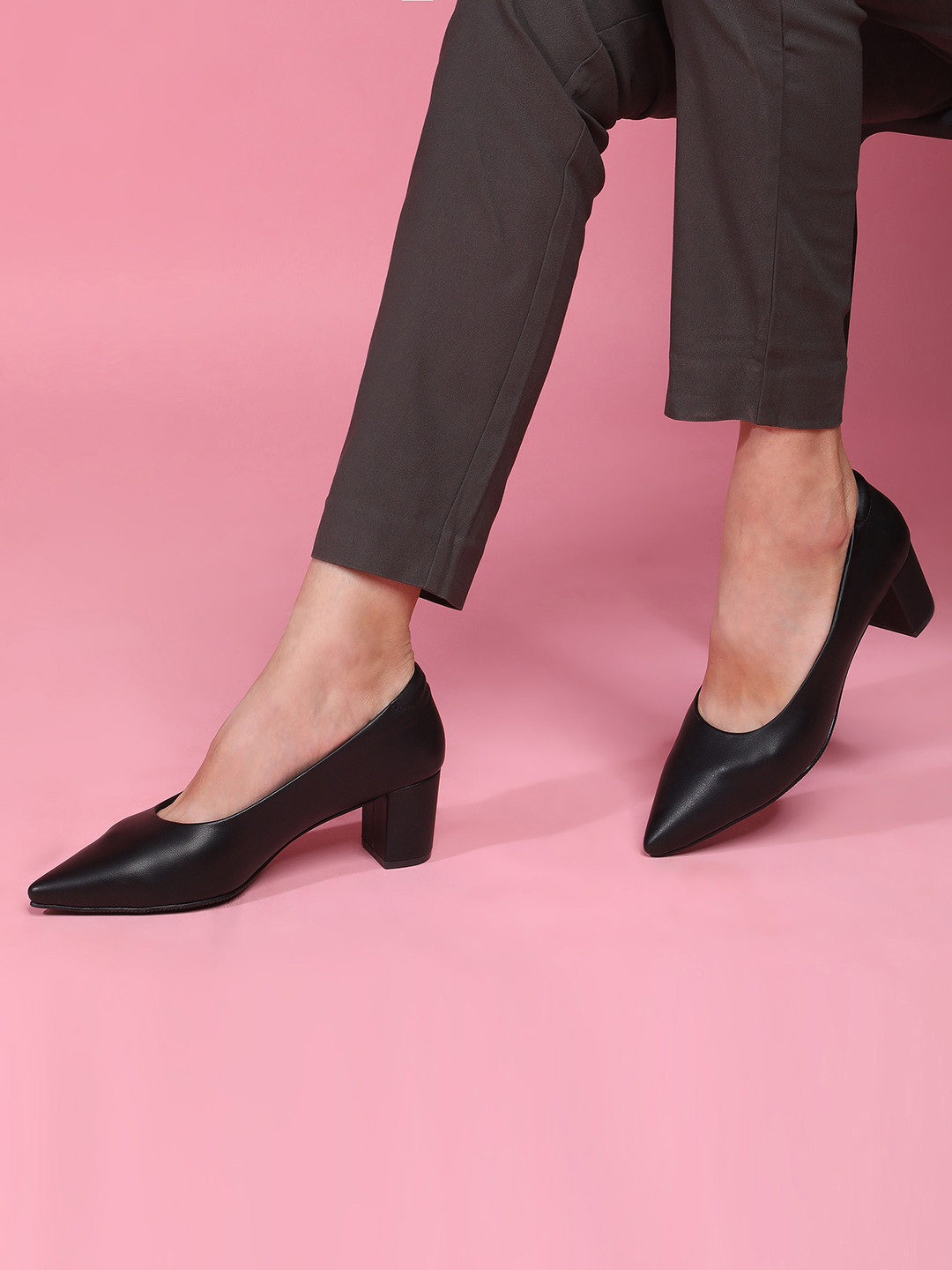 CAMLEE COMFORT Jessalyn Classic Work Block Heel Pumps