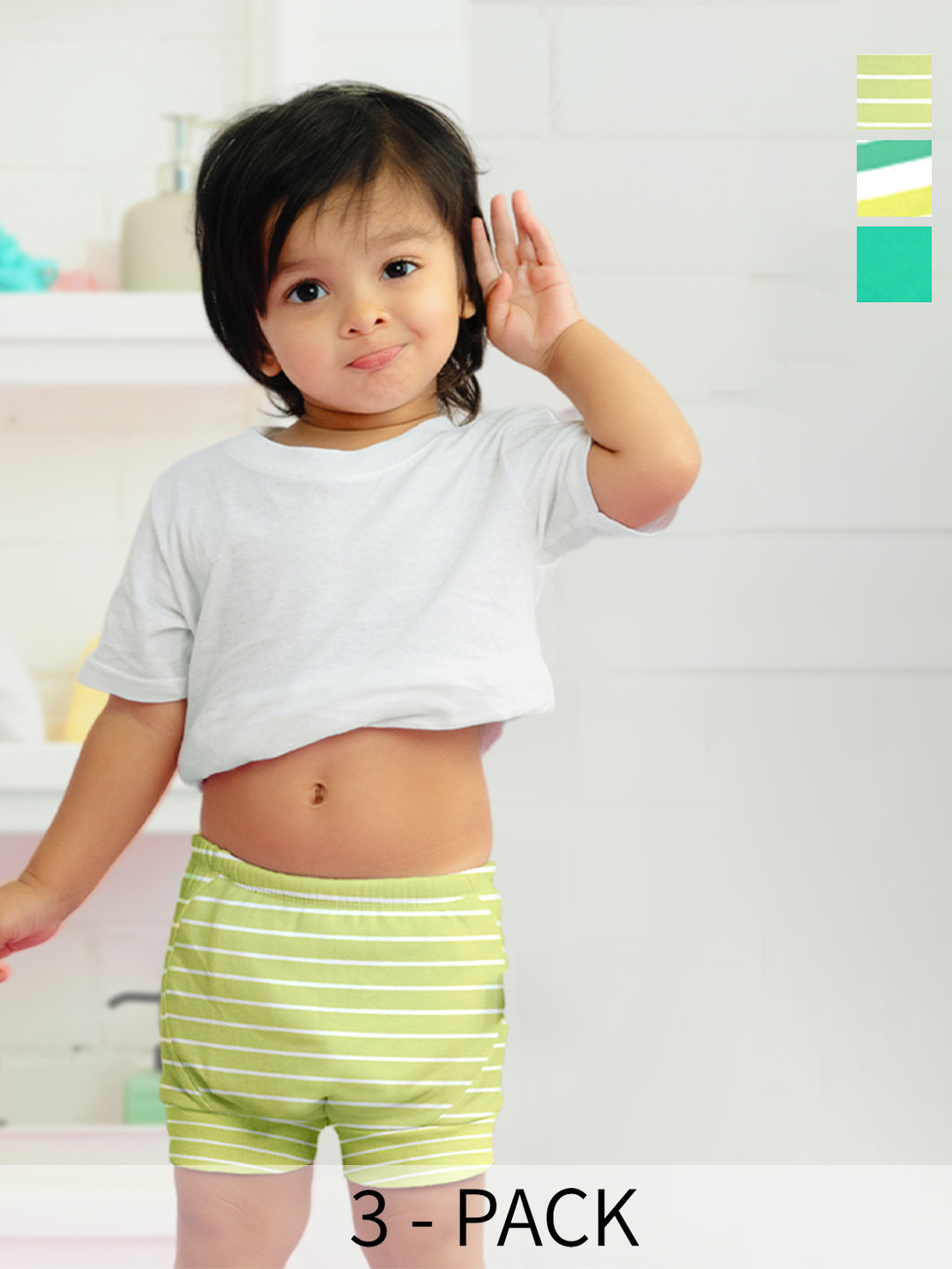 SuperBottoms Set Of 3 Padded Underwear For Potty Training & Mess-Free Diaper