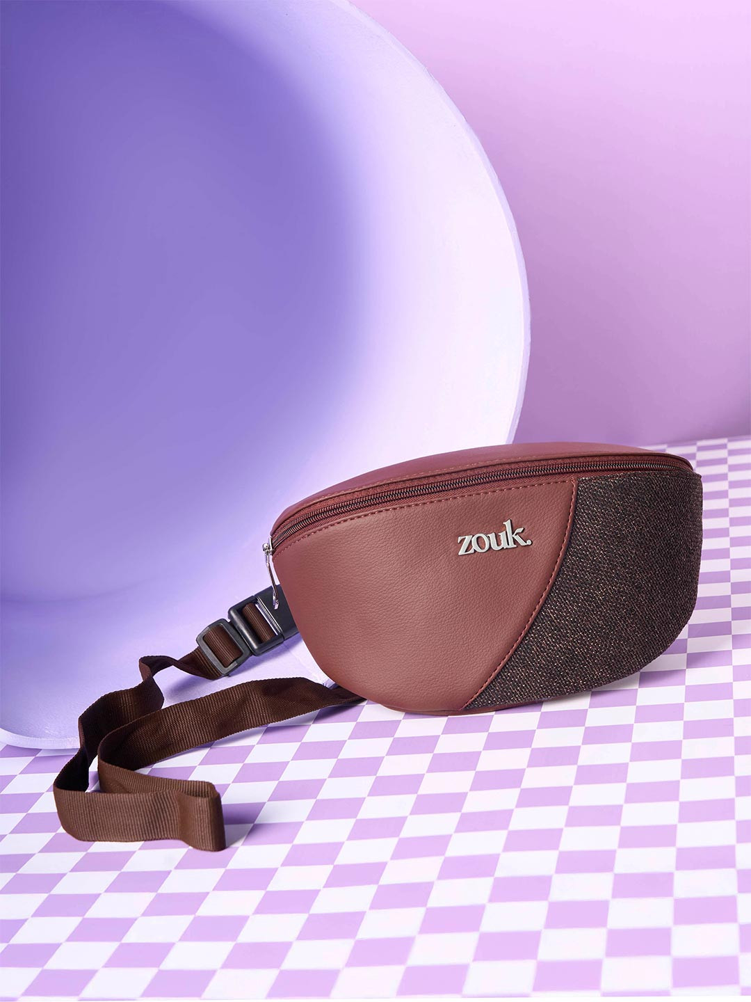 Alt by Zouk  Women Colourblocked Freya Fanny Pack - Bristel