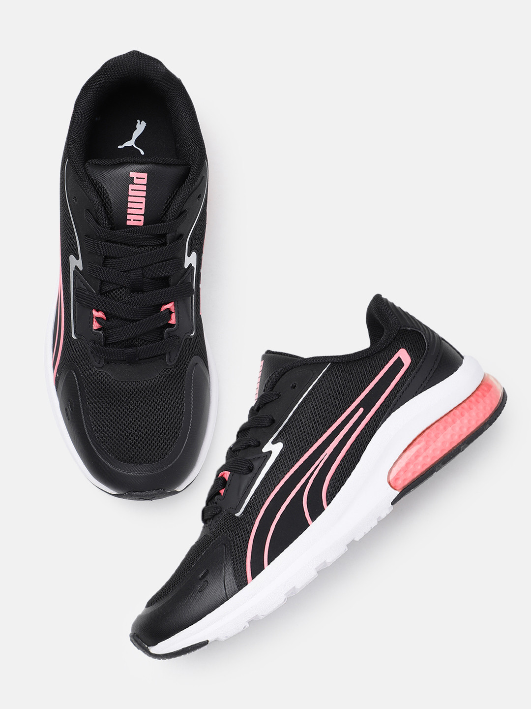 Puma Women NeonStride Striped Sneakers