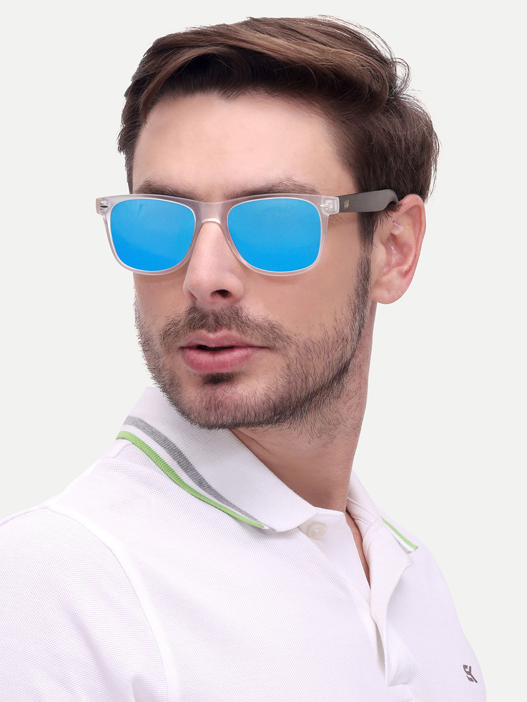 HAMILTANO WINSTON Wayfarer Men Blue UV Protected Sunglasses