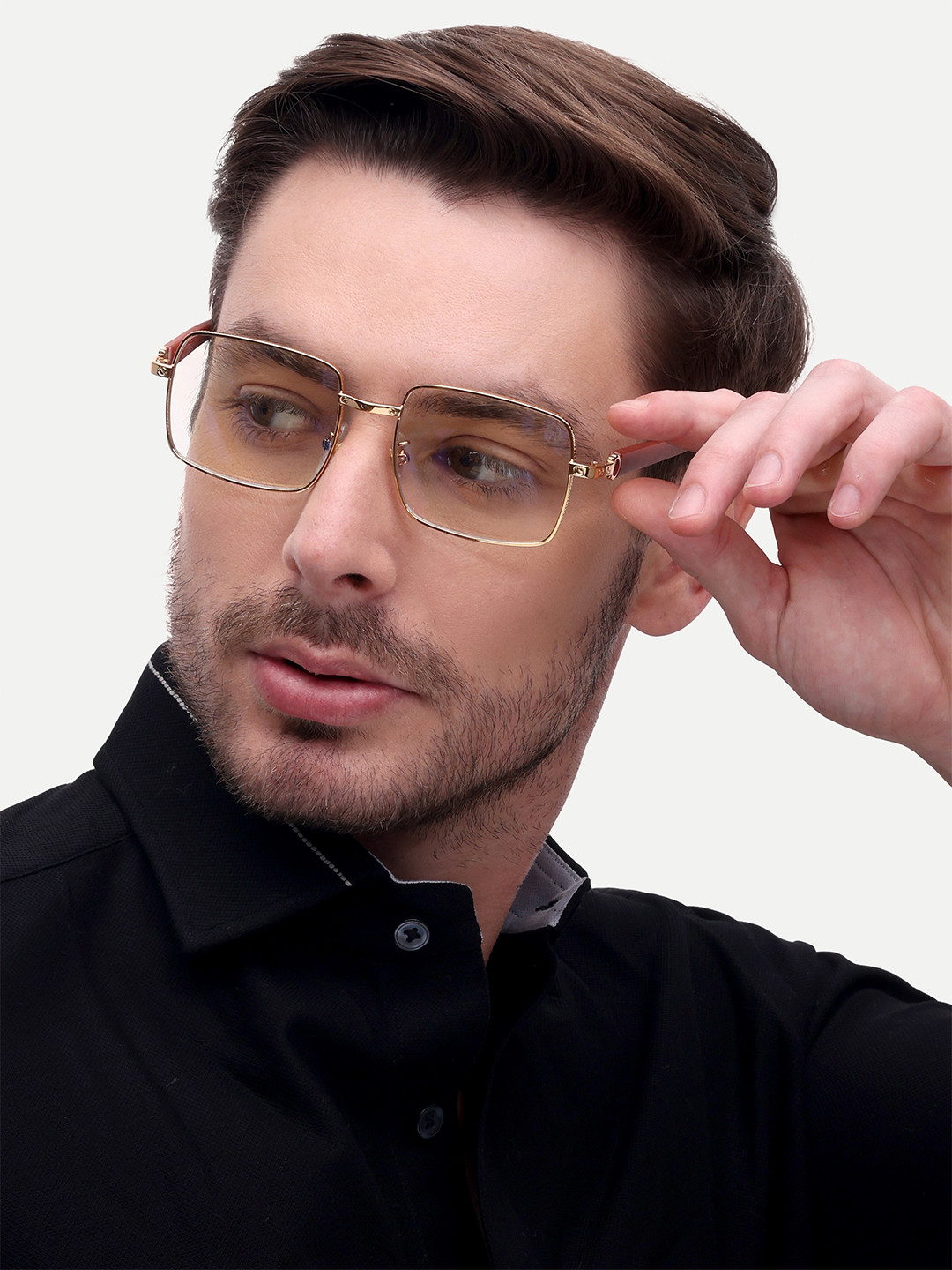 HAMILTANO WINSTON Men Wayfarer Uv Protected Optical Transparent