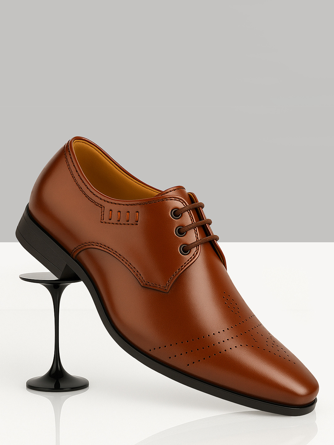 Blue Horse Men Formal Derbys