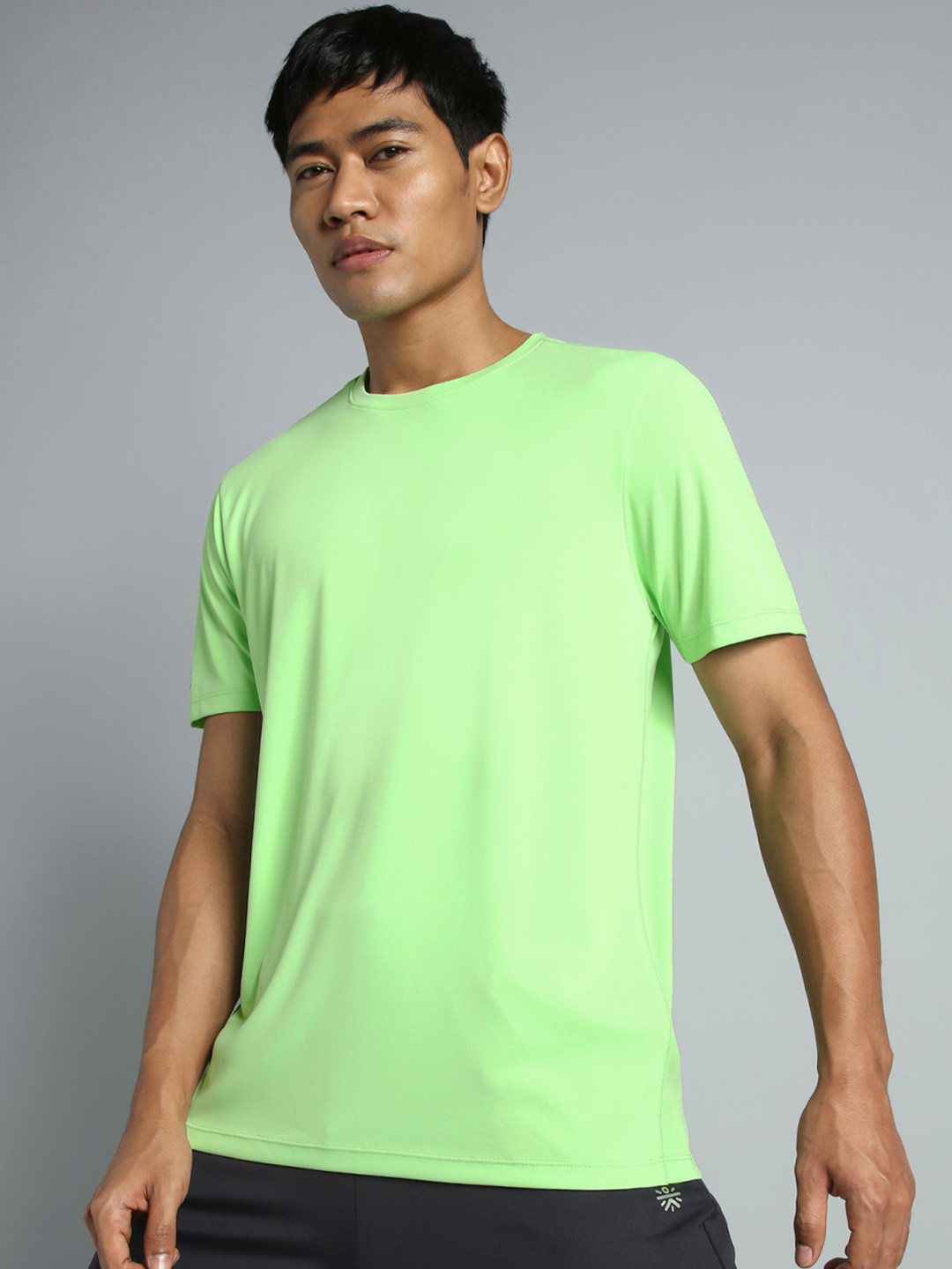 CULT Men Lime The Racer Pacer T-shirt