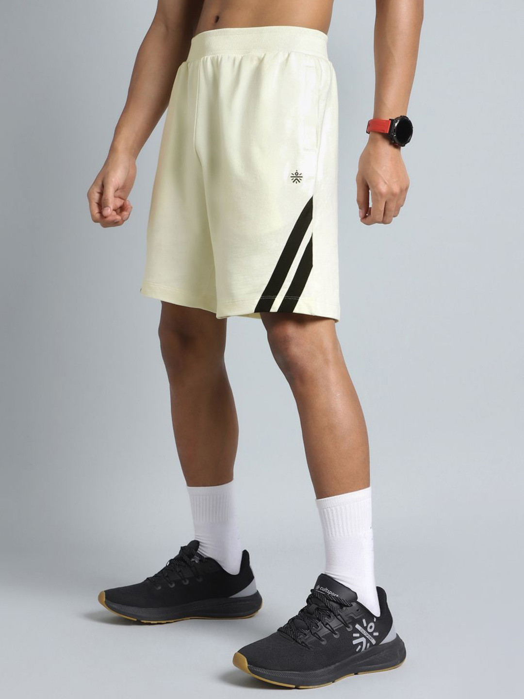 Cult Men Off White Move Easy Shorts