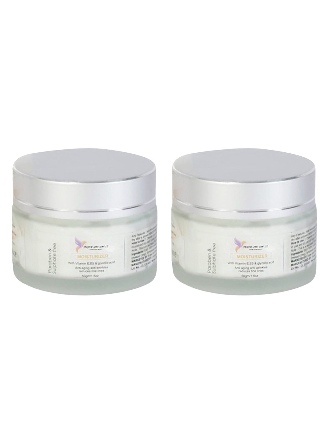 SUGER AND SMILE Set of 2 Anti Aging Moisturizer With Vitamin C - 50 g Each