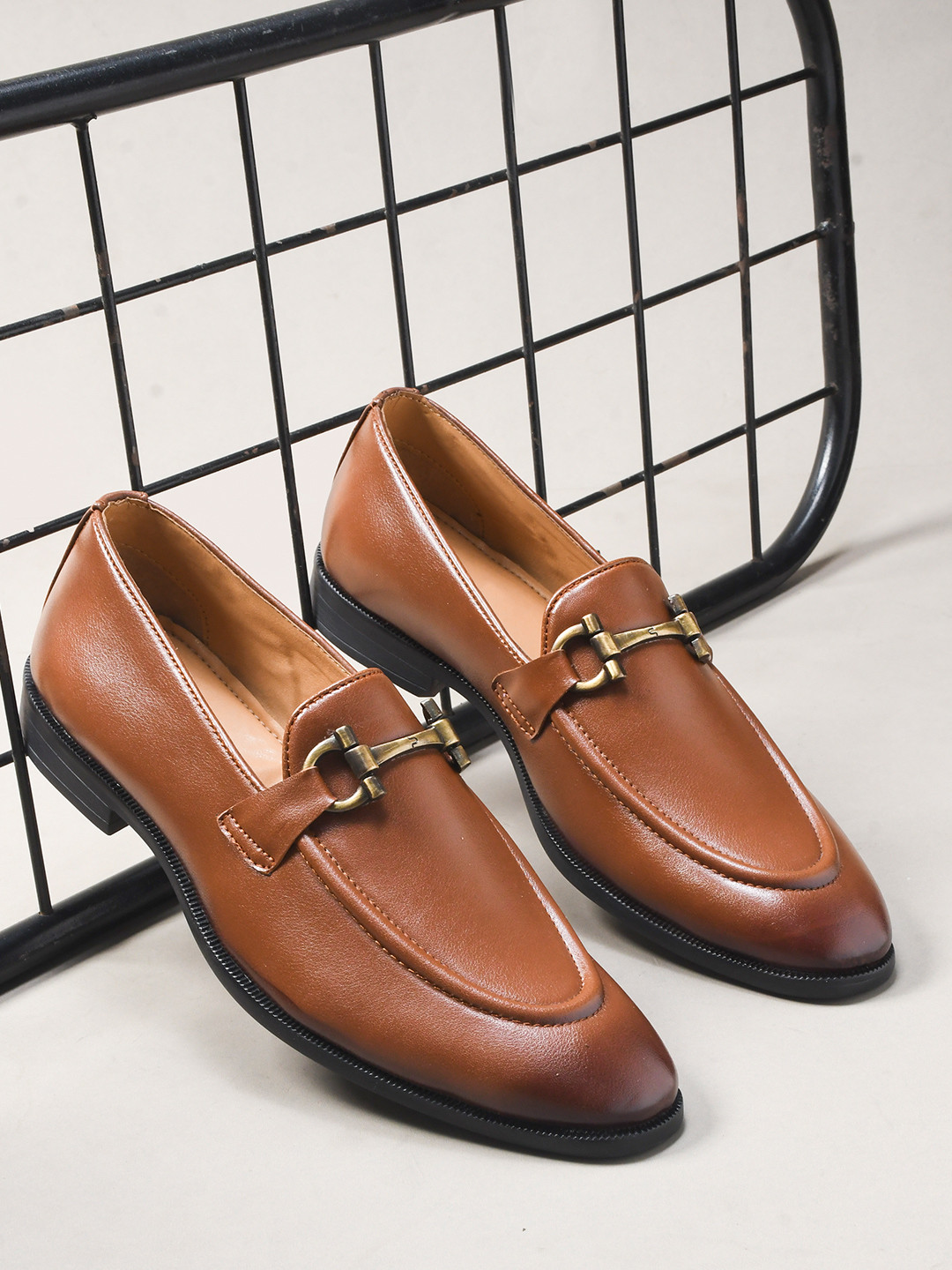 WAVE WALKER Men Slip-On Pointed Toe Loafers