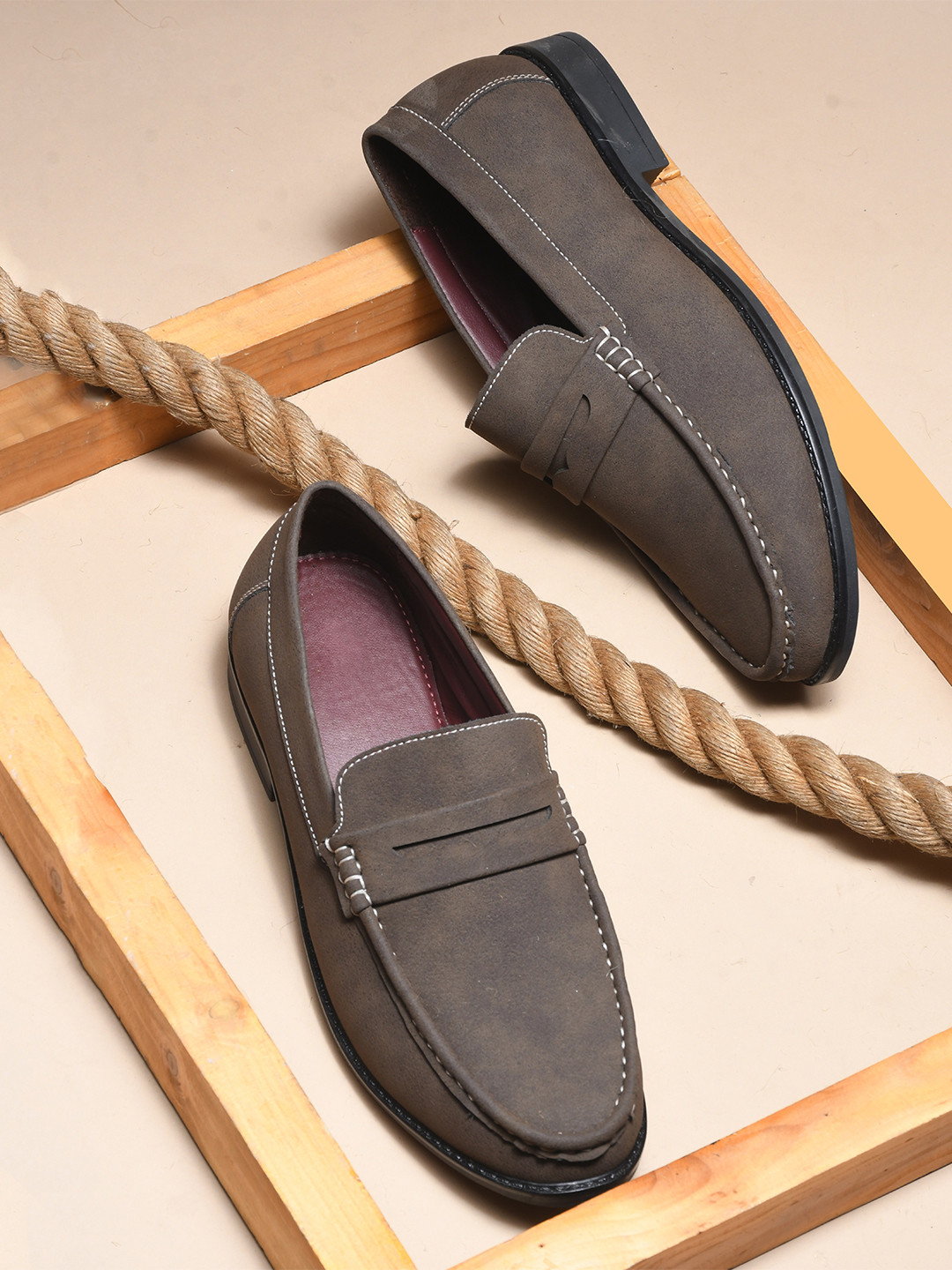 WAVE WALKER Men Round Toe Loafers