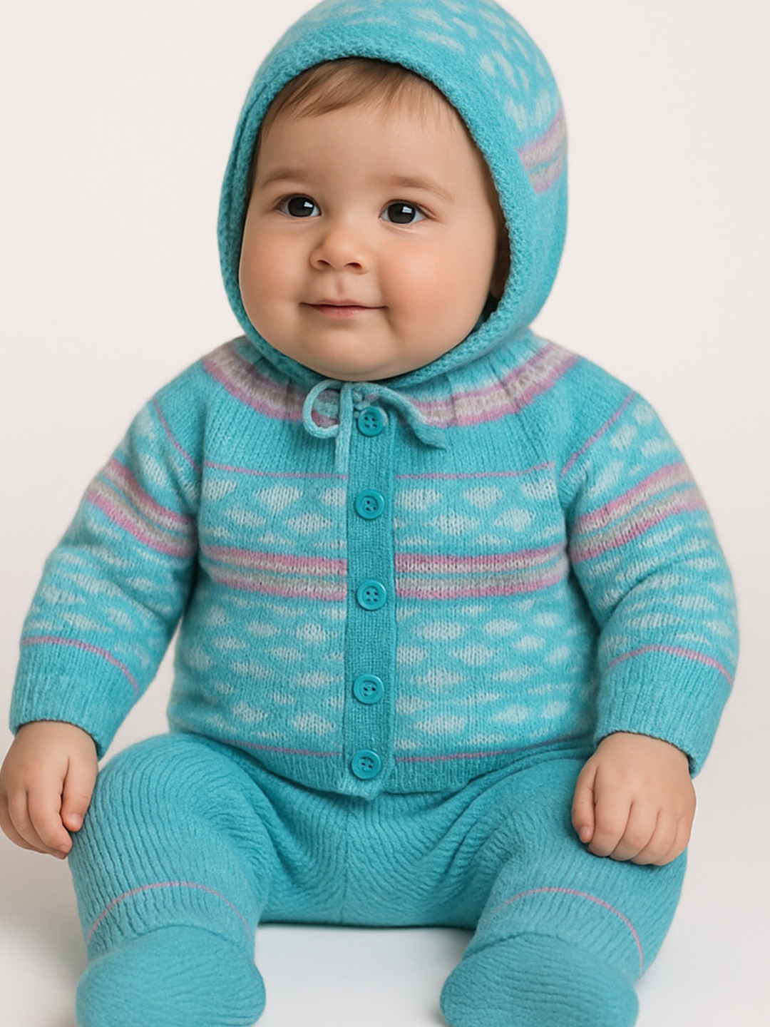 LeafBird Kids Woven Design Baby Apparel Gift Set
