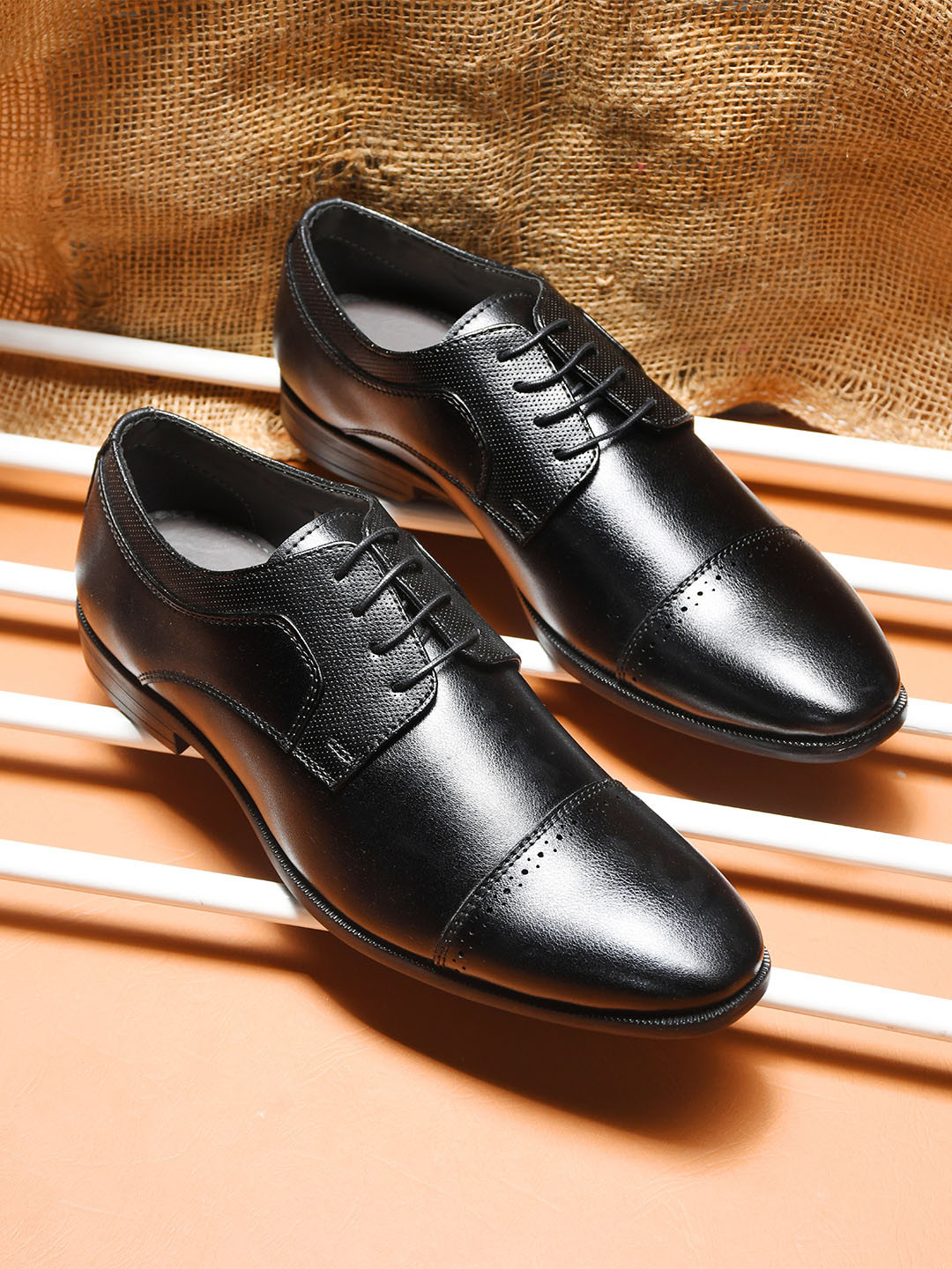 WAVE WALKER Men Leather Formal Derbys