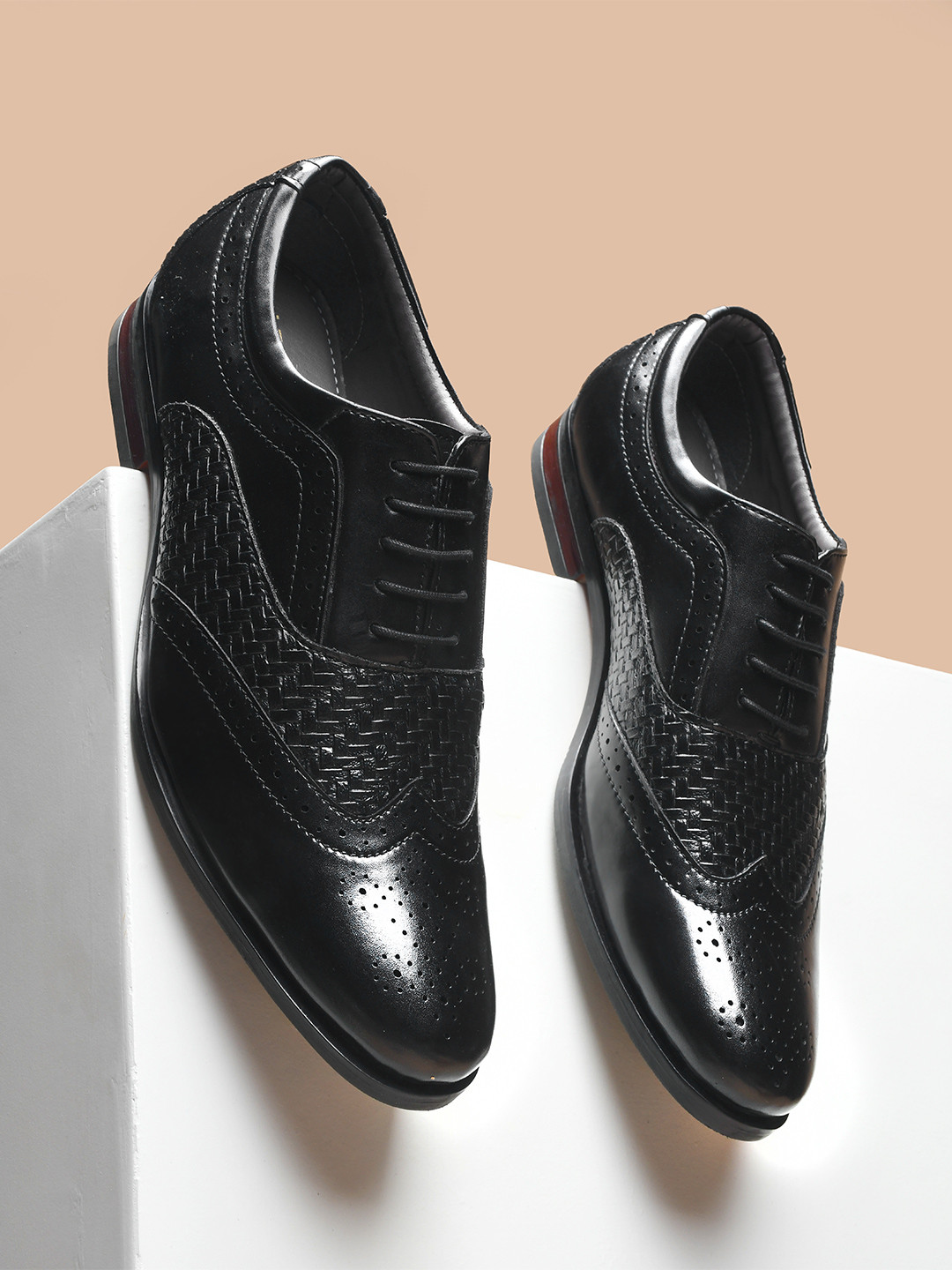 WAVE WALKER Men Lace-Ups Formal Brogues