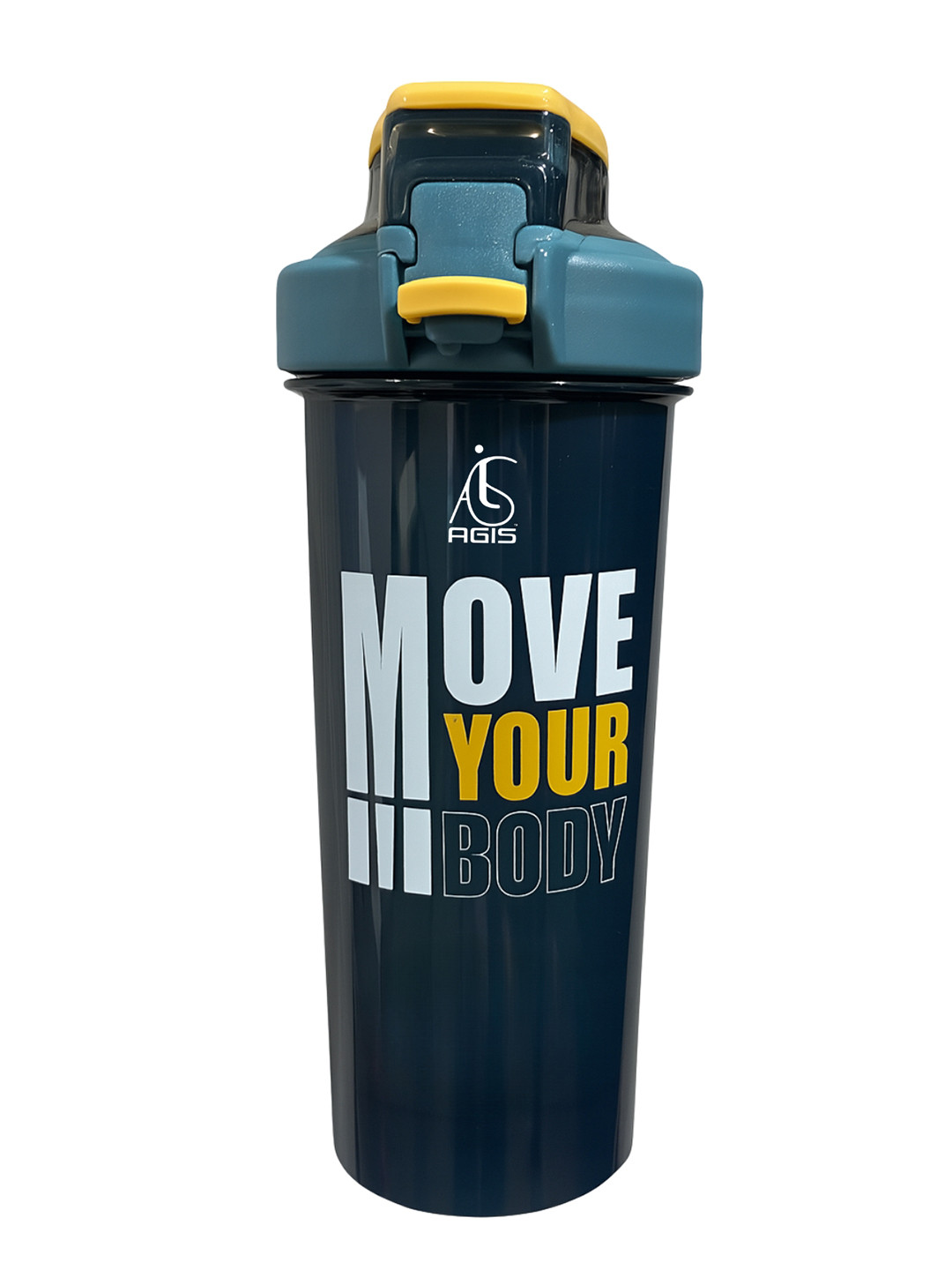 AGIS Green & White Printed Flip Top Sipper - 800 ml