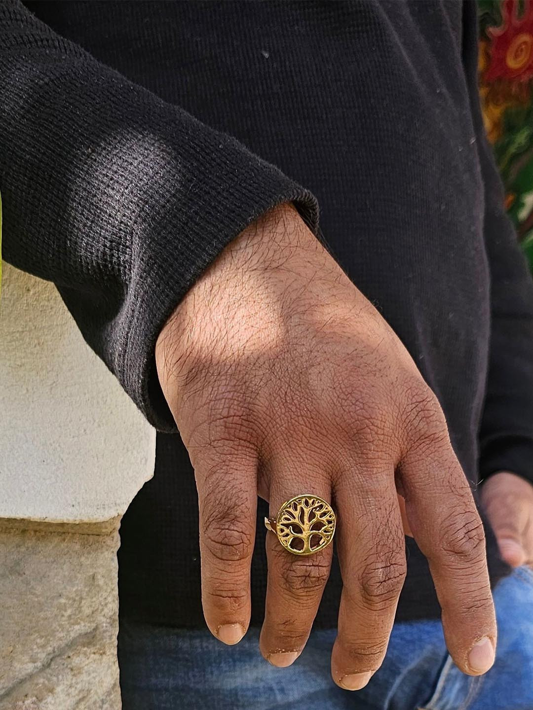 Soul Works Tree Of Life Adjustable Finger Ring