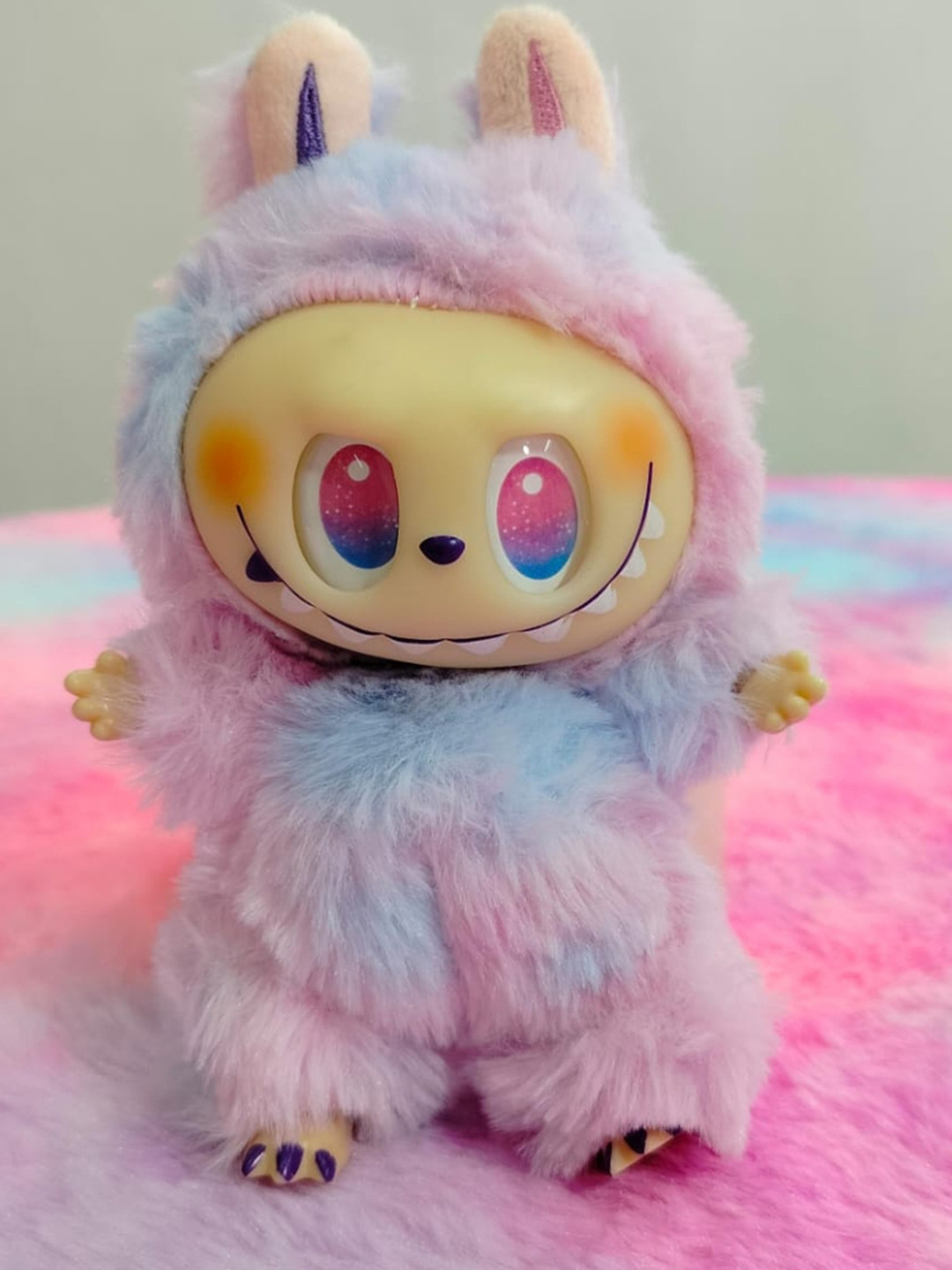 Teddy Daddy Purple Labubu Doll