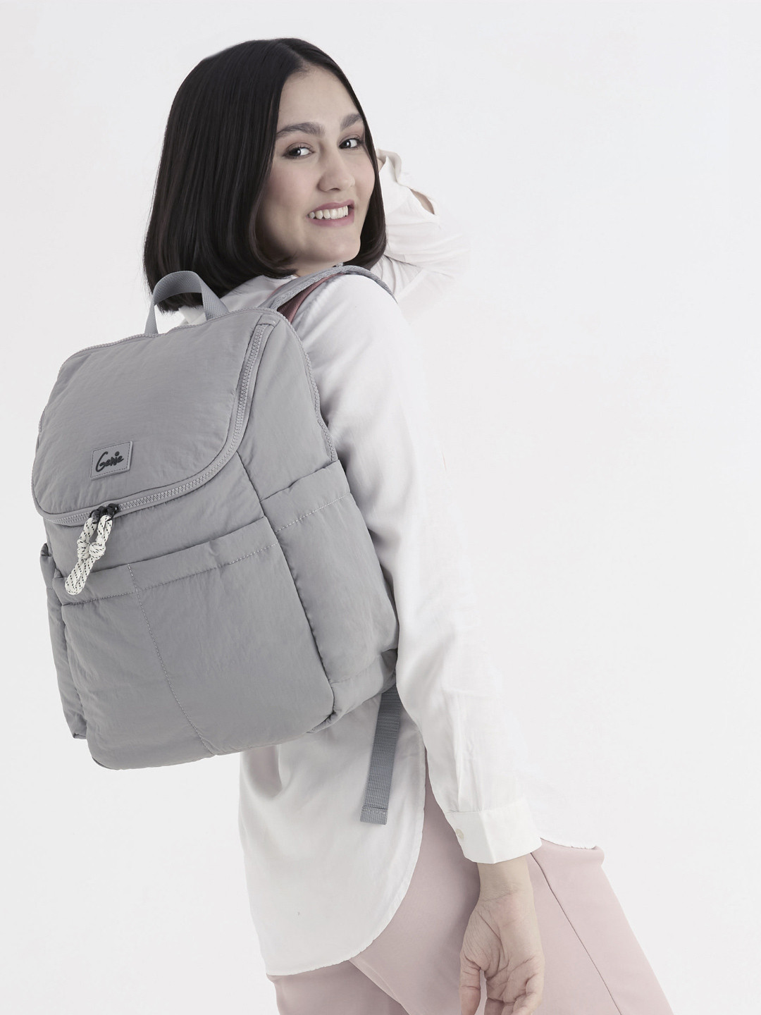 Genie Plushpack Women 15 Inch Casual Laptop Backpack