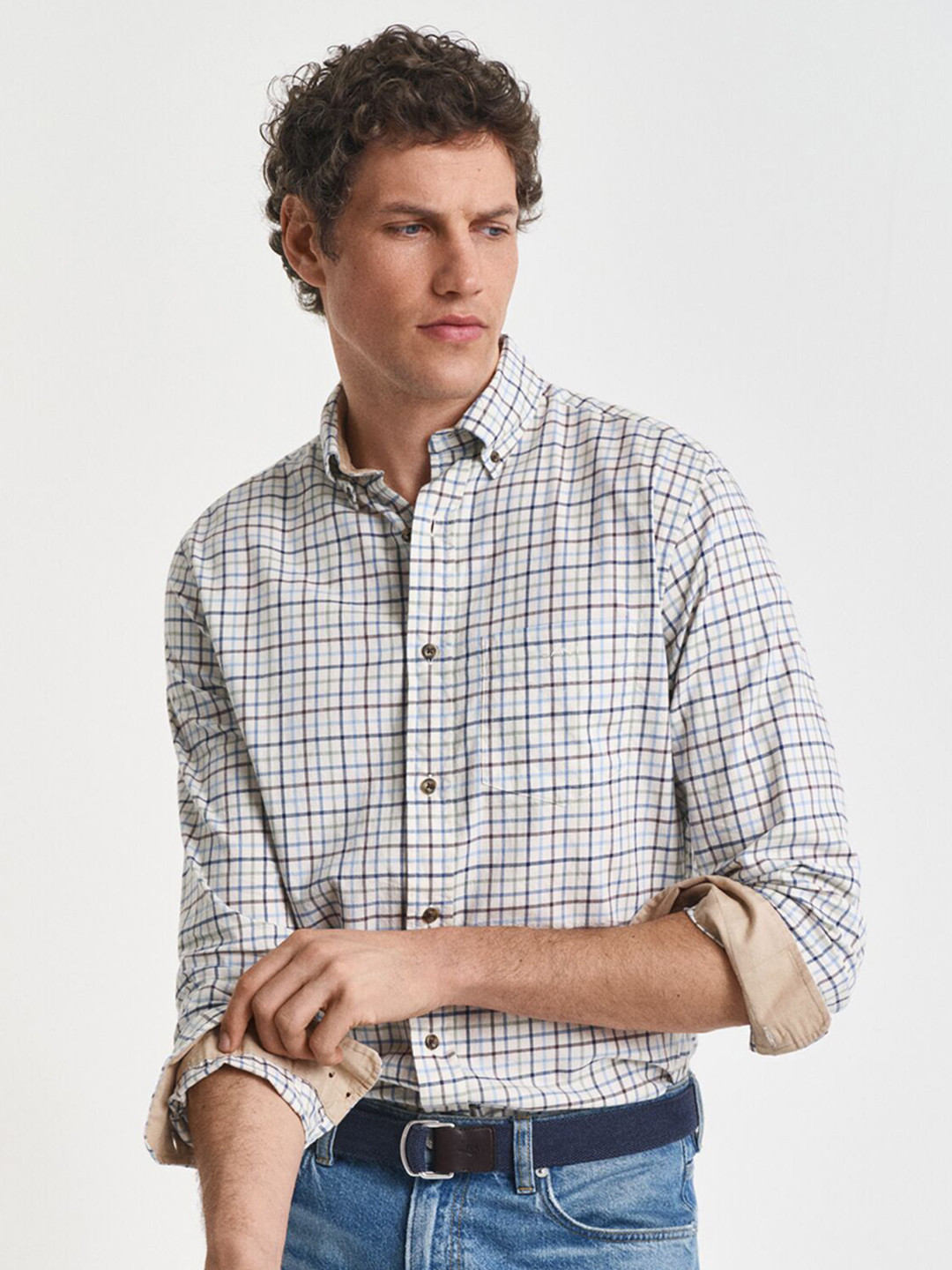 GANT Checked Long Sleeves Pure Cotton Shirt
