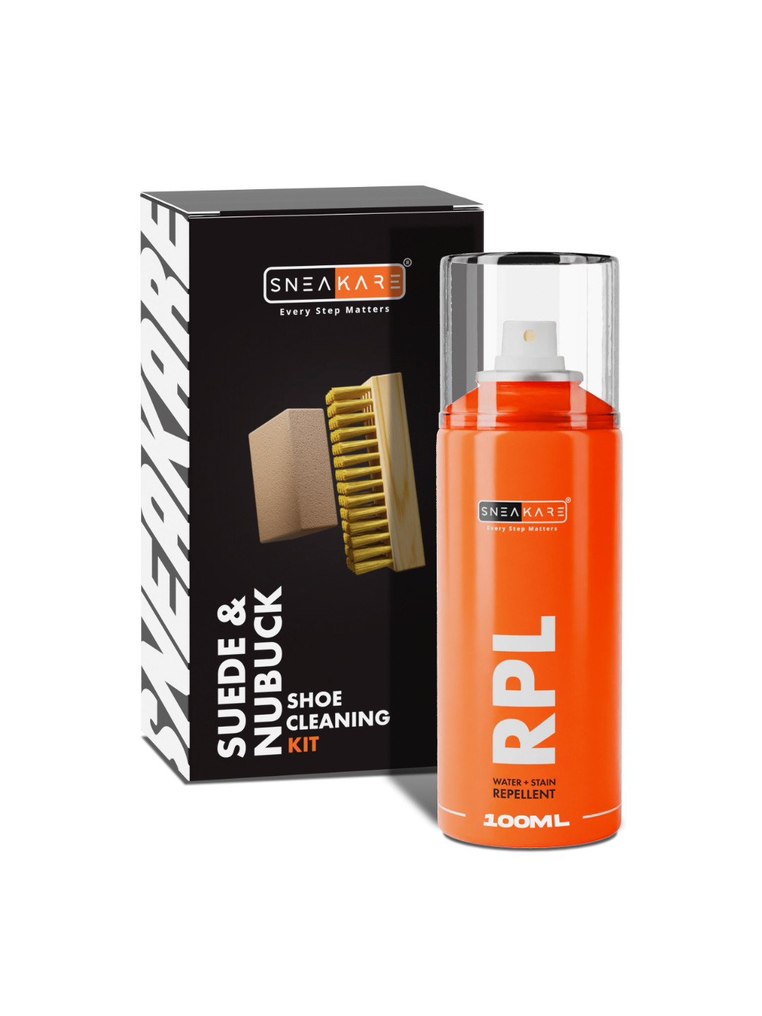 SNEAKARE Shoe Cleaning Brush With RPL Spray -100ml